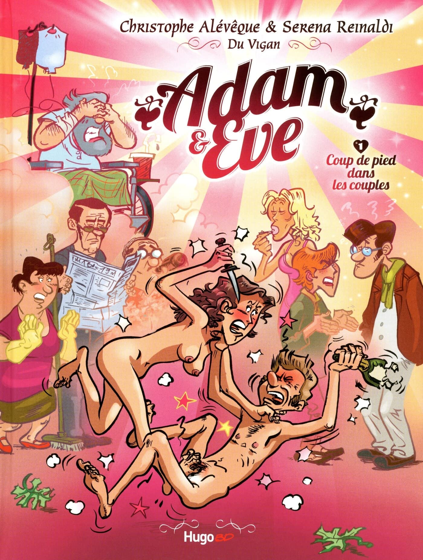 jaquette album Adam et Eve, coups de pieds dans les couples