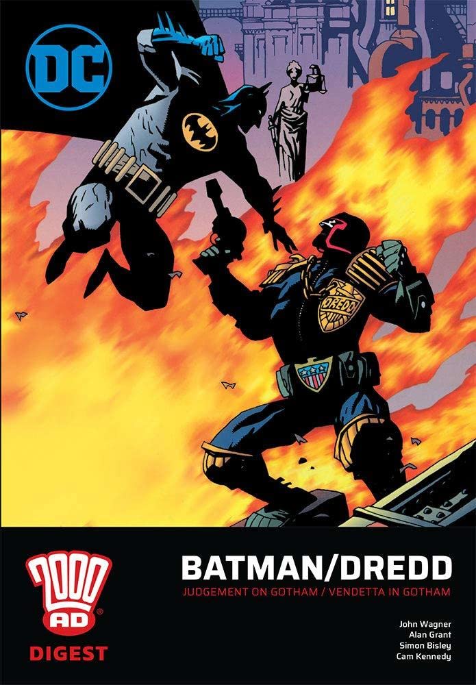 jaquette album 2000 AD Digest: Judge Dredd/Batman: Vendetta in Gotham