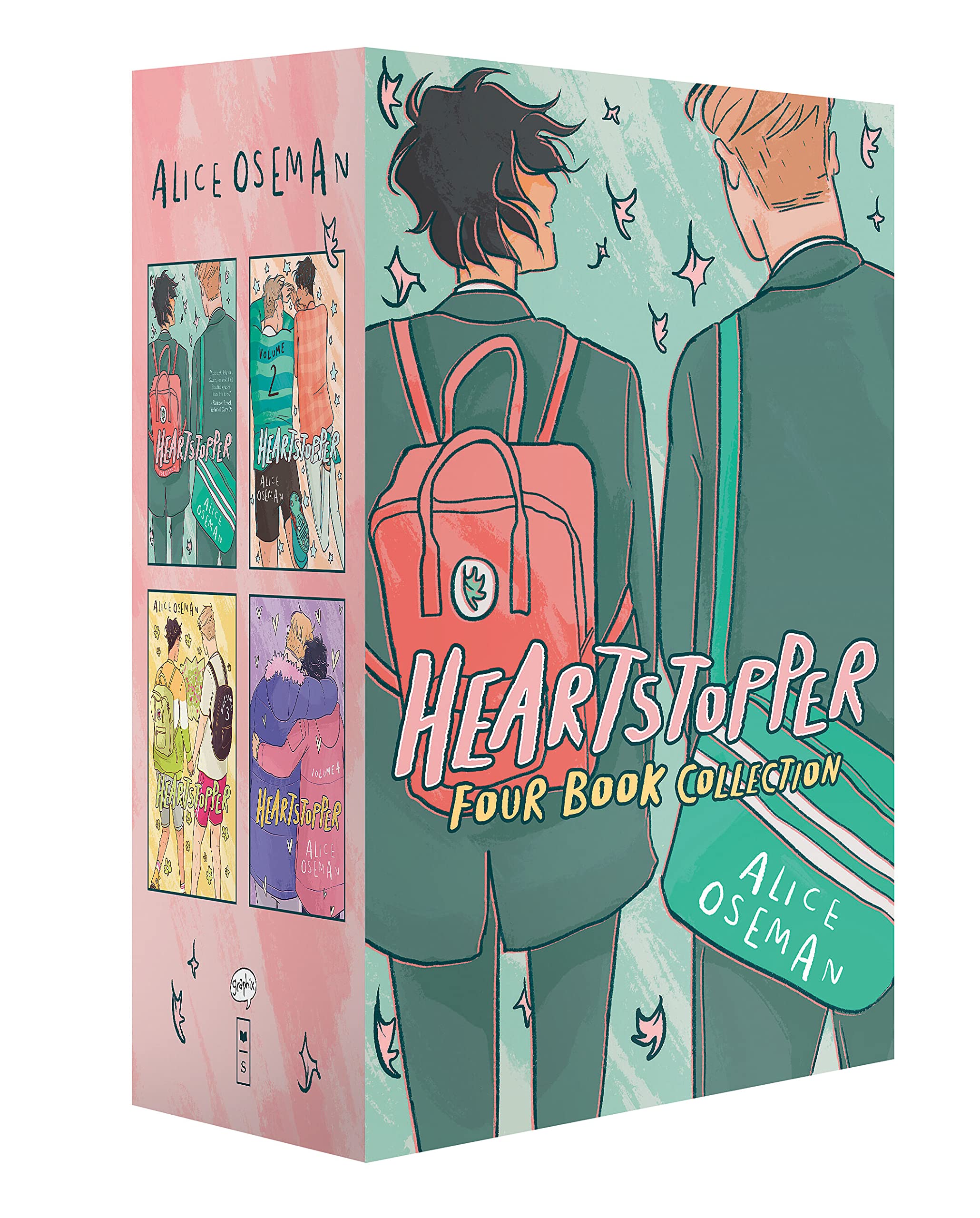 jaquette album Heartstopper #1-4 Box Set