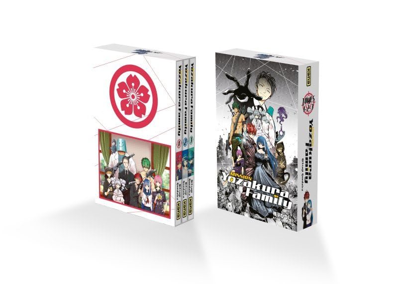 jaquette album Coffret 2+1 Mission Yozakura family T1-2-3