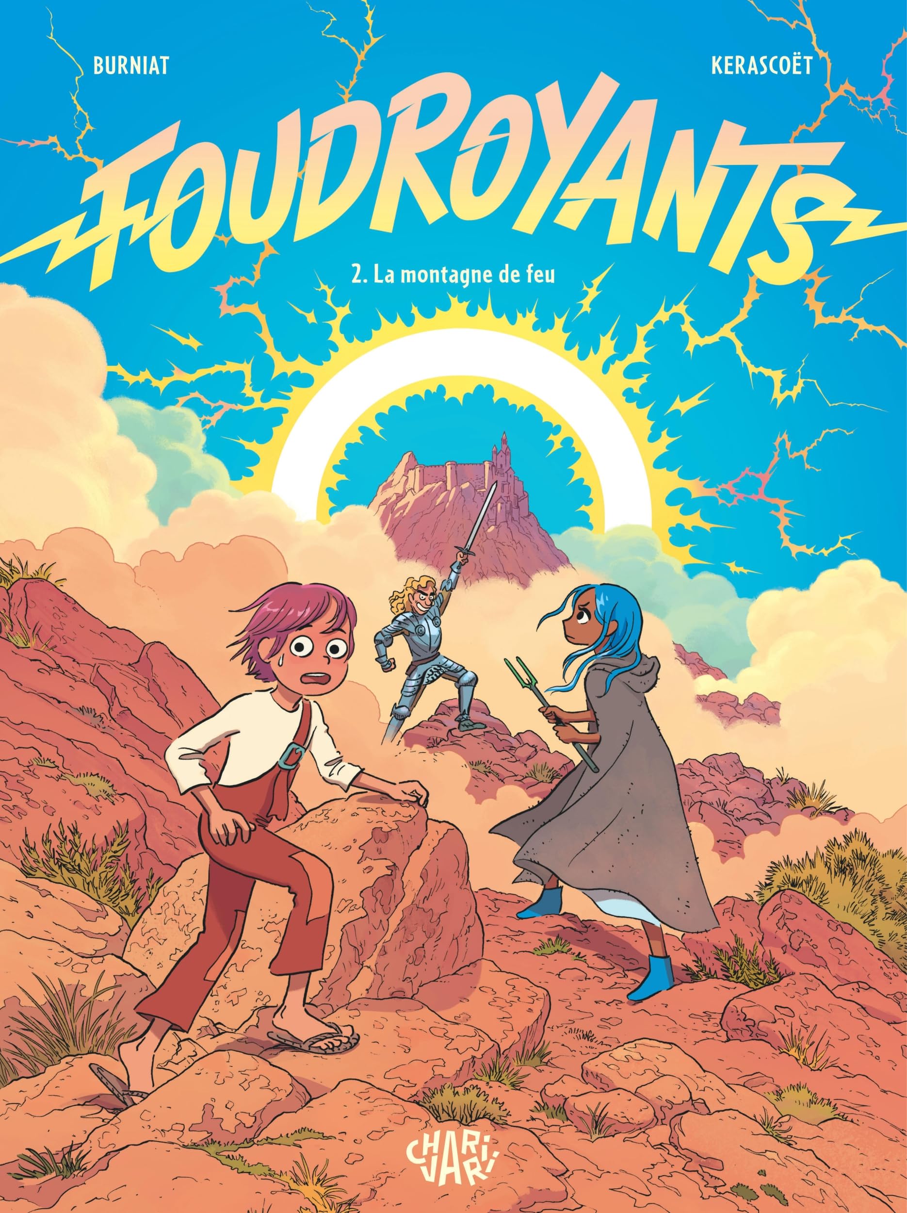 jaquette album Foudroyants - Tome 2 - La Montagne de feu