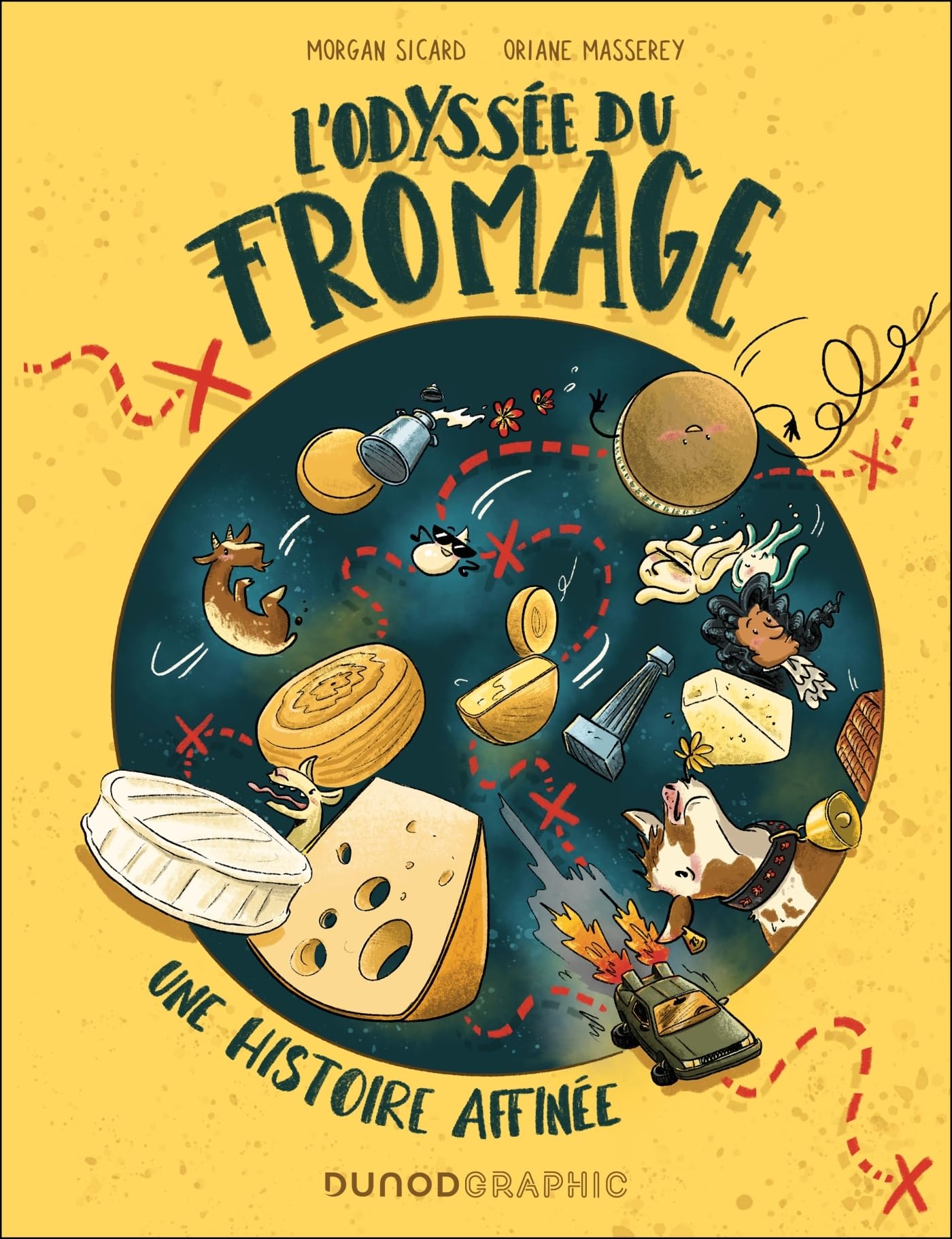 jaquette album L'Odyssée du fromage: Une histoire affinée