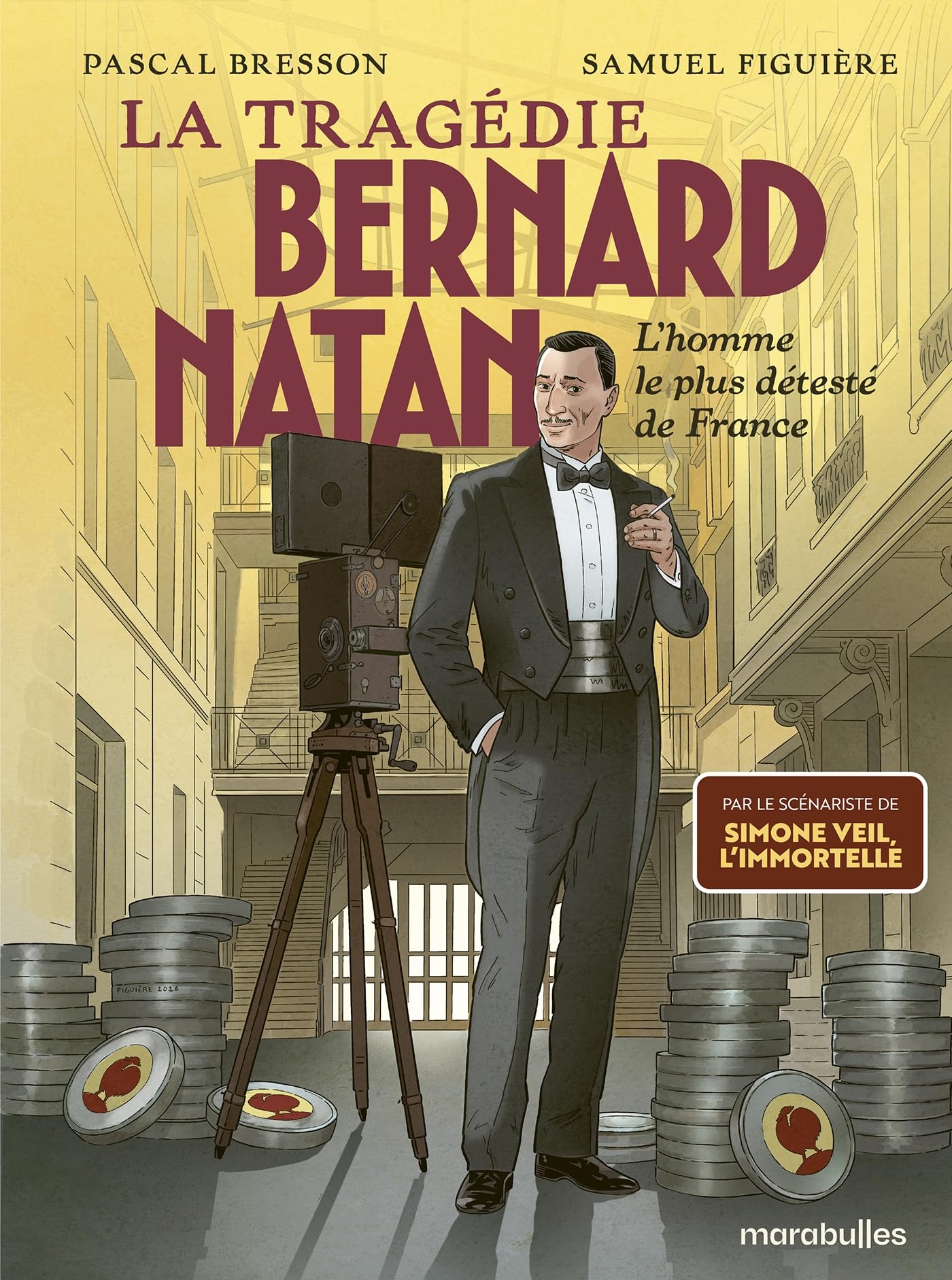 jaquette livre La tragédie Bernard Natan: L'homme le plus détesté de France
