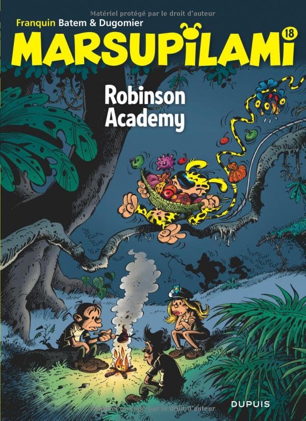 jaquette album Marsupilami - Tome 18 - Robinson Academy