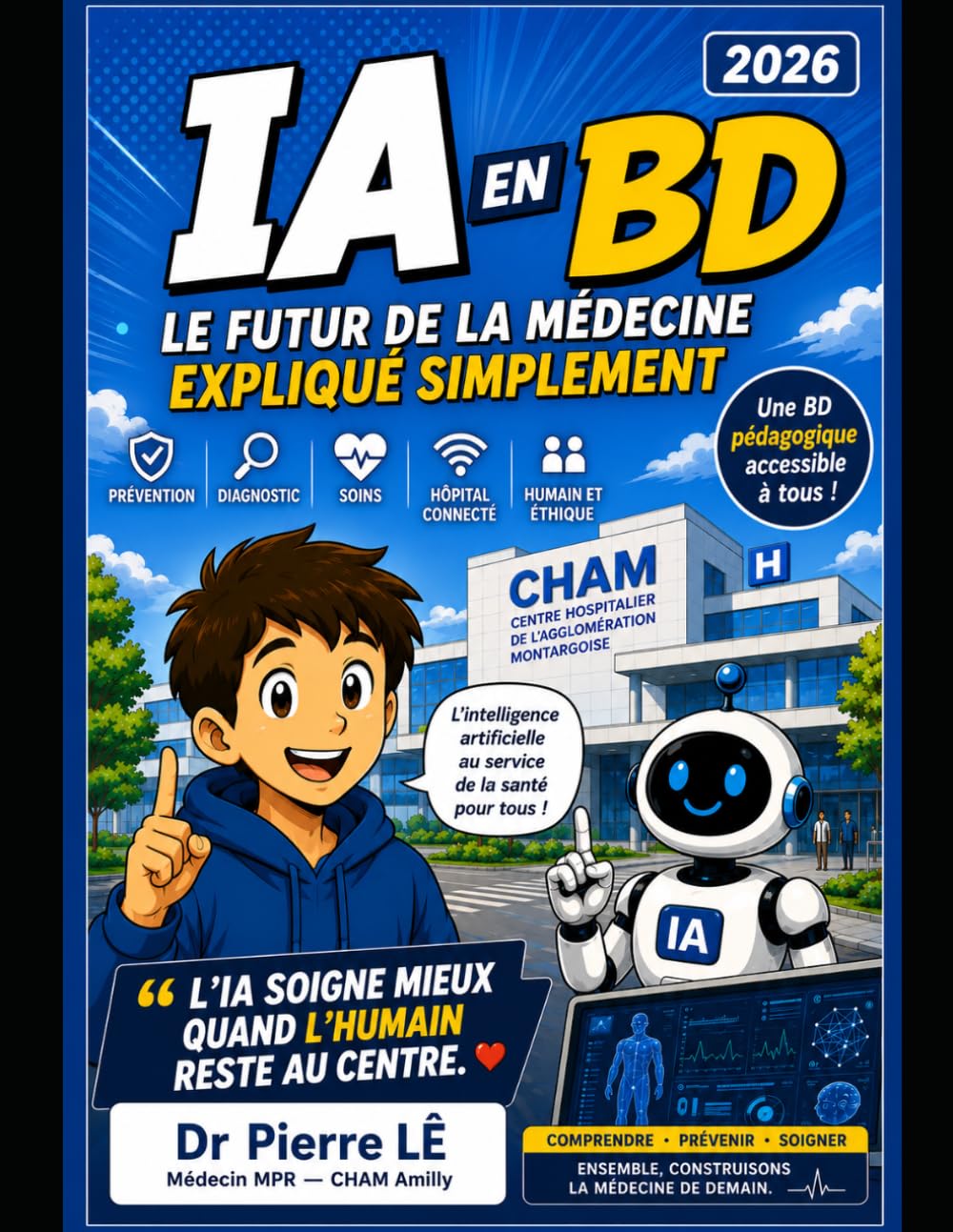 jaquette livre L'IA en BD 2026