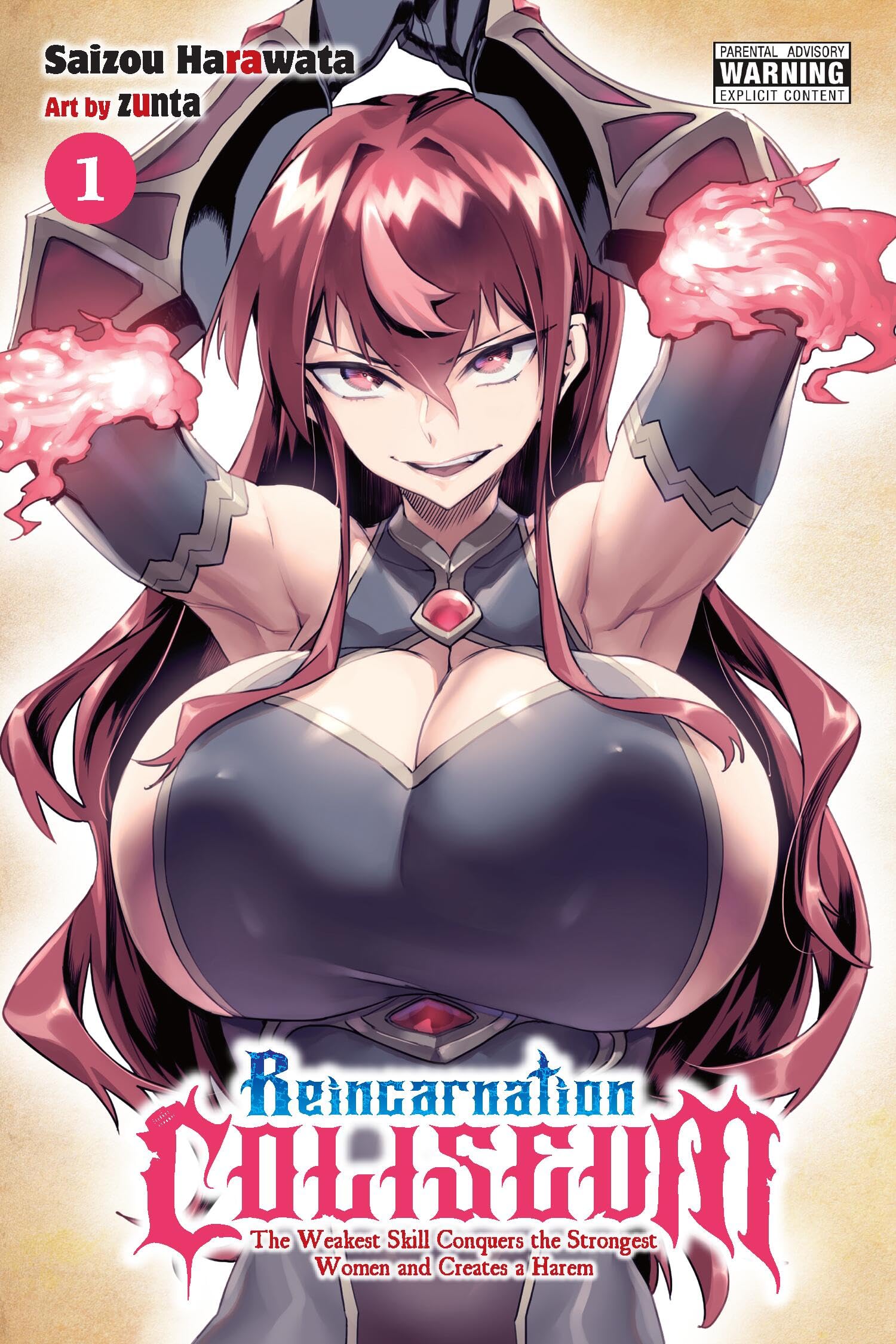 jaquette album Reincarnation Coliseum, Vol. 1 (manga): The Weakest Skill Conquers the Strongest Women and Creates a Harem