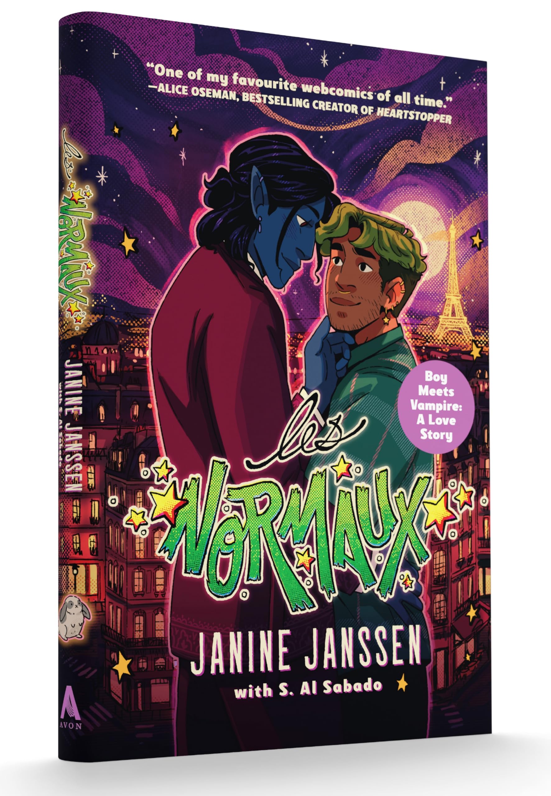 jaquette album Les Normaux, Volume One: A Graphic Novel―A Dark and Dreamy Tale of Forbidden Love, Dare to Be Seduced by the Supernatural