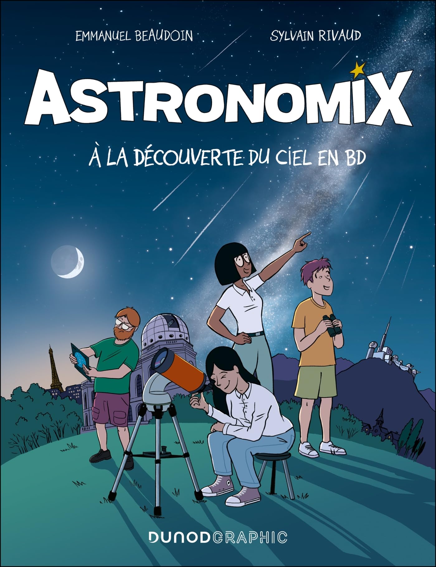 jaquette album Astronomix: A la découverte du ciel en BD