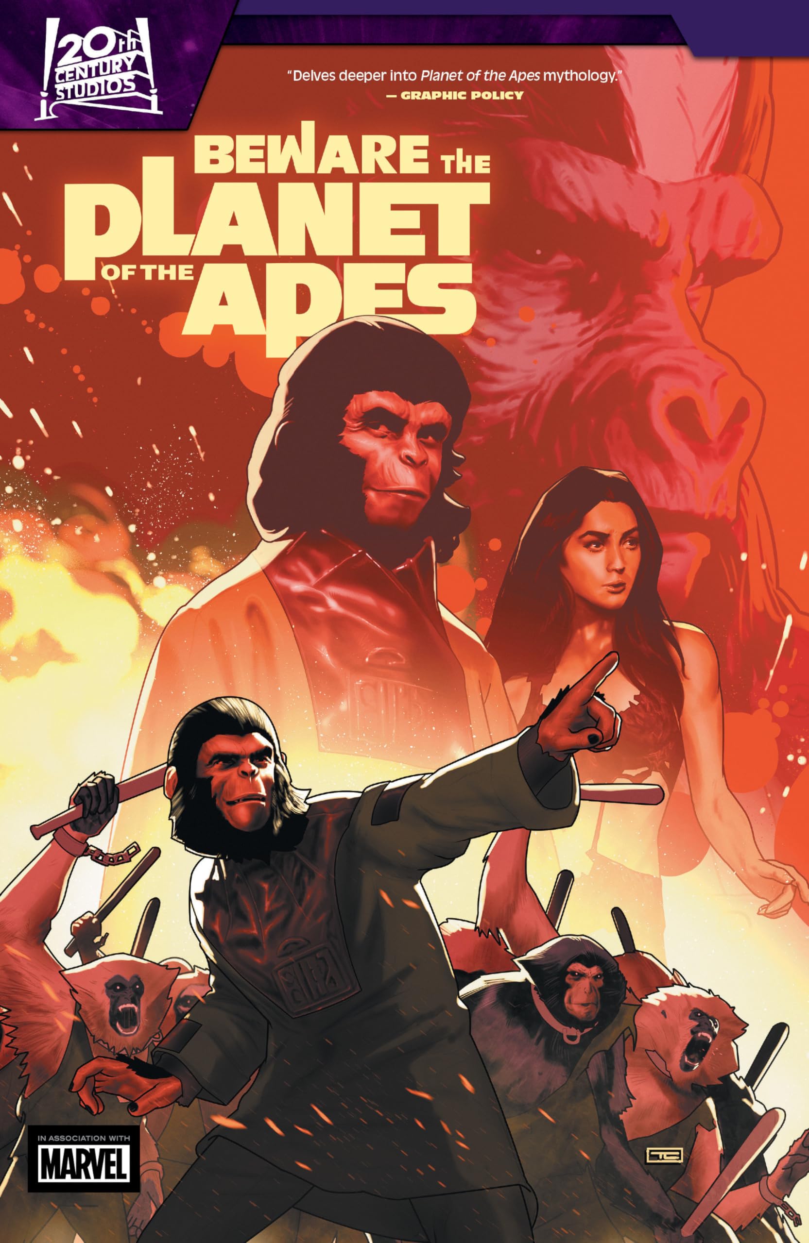 jaquette album BEWARE THE PLANET OF THE APES