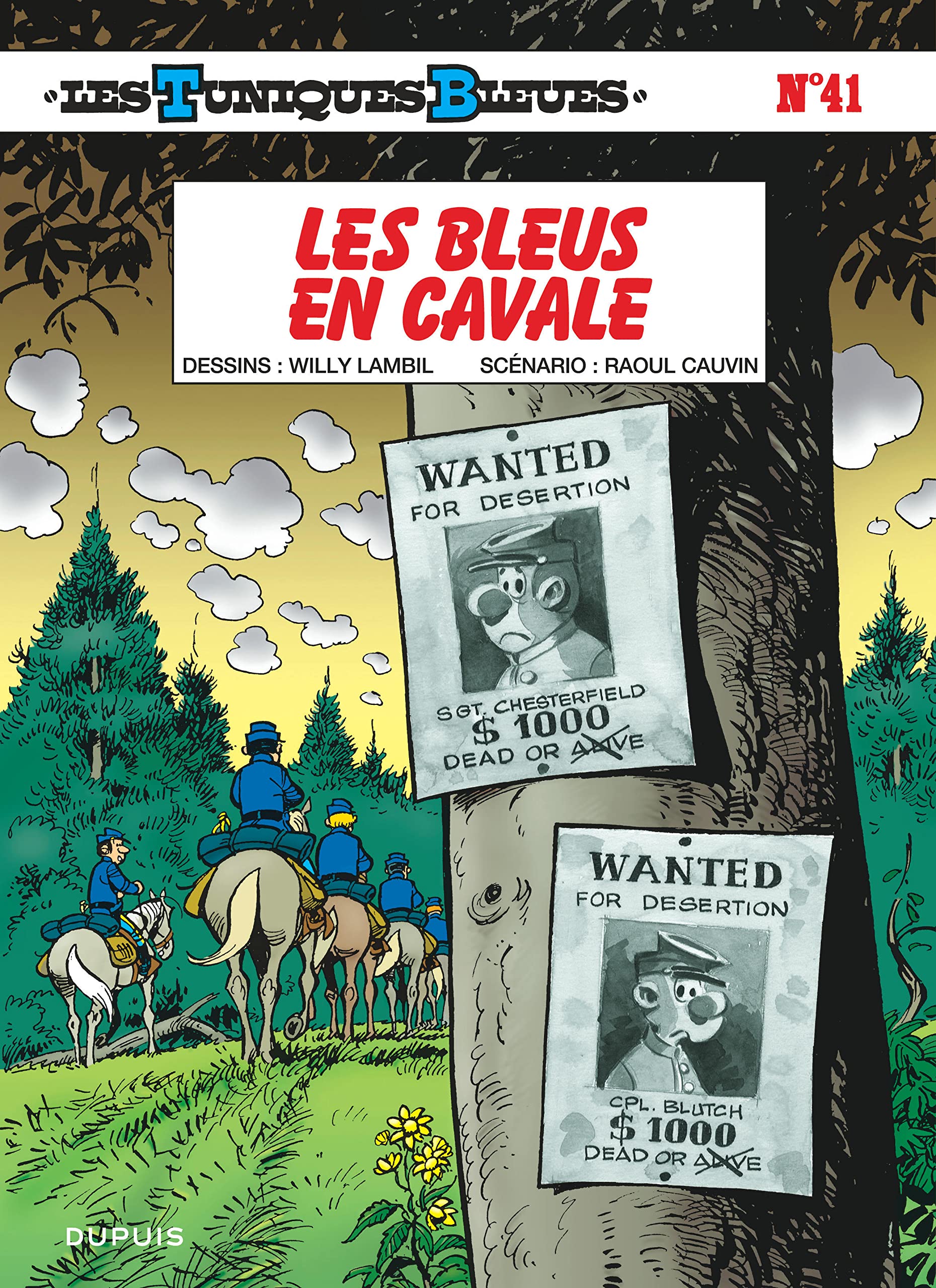jaquette album Les Tuniques bleues, tome 41 : Les Bleus en cavale