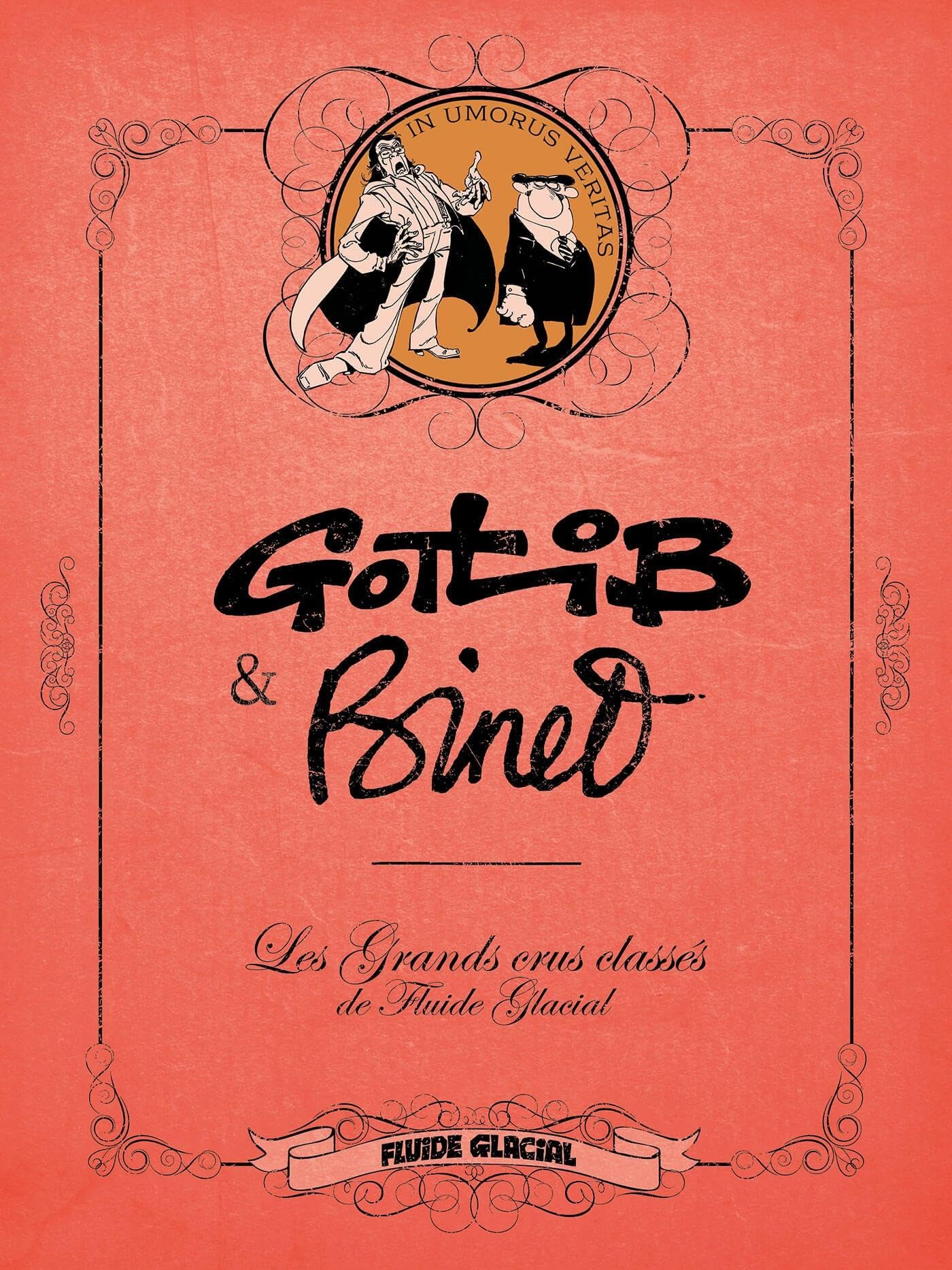 jaquette album Les Grands Crus classés de Fluide Glacial - Ecrin 1+1 - Binet/Gotlib