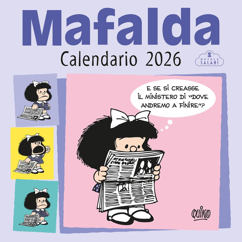 jaquette album Mafalda. Calendario da parete 2026