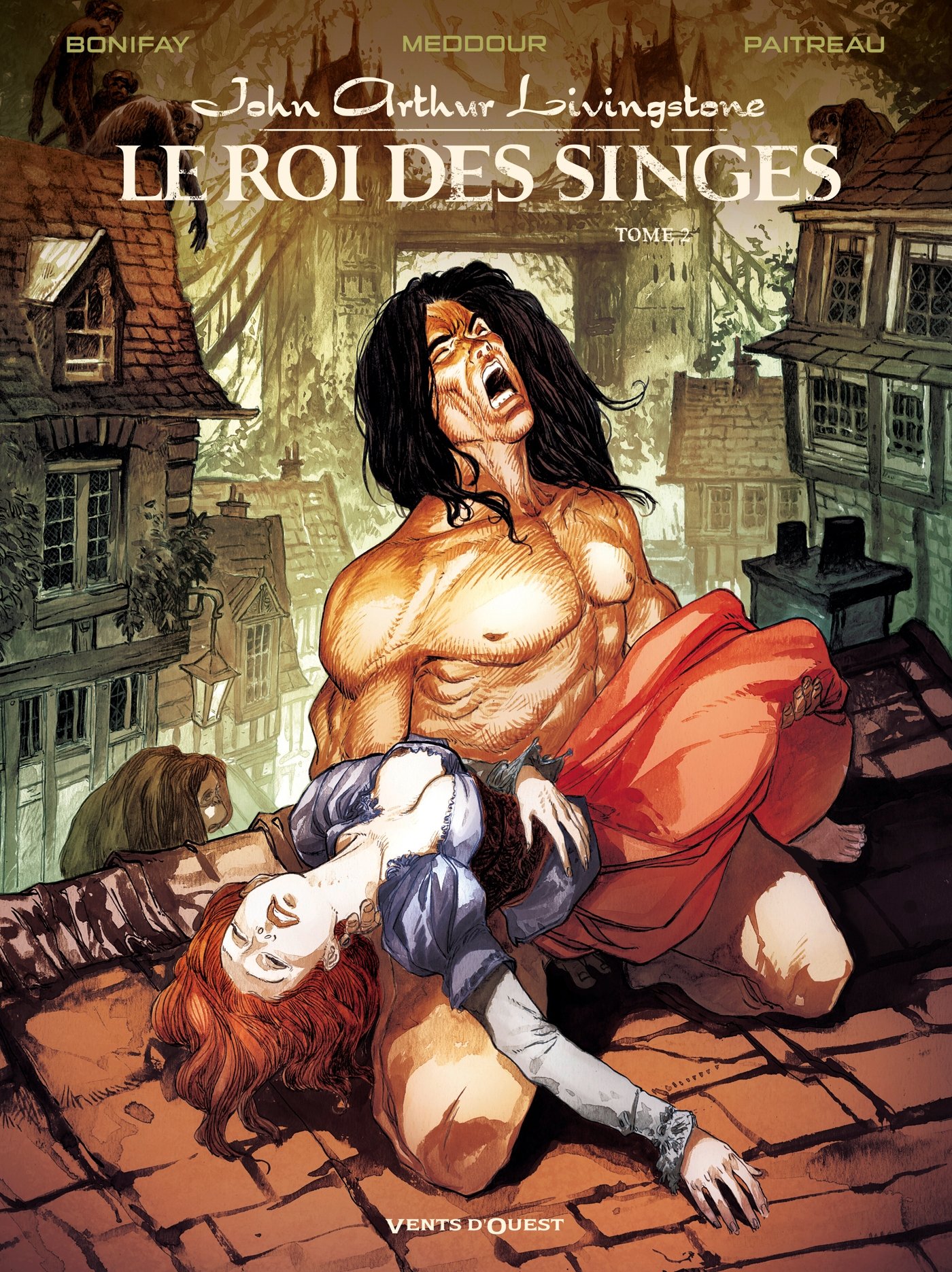 jaquette album John Arthur Livingstone - Le Roi des singes - Tome 02