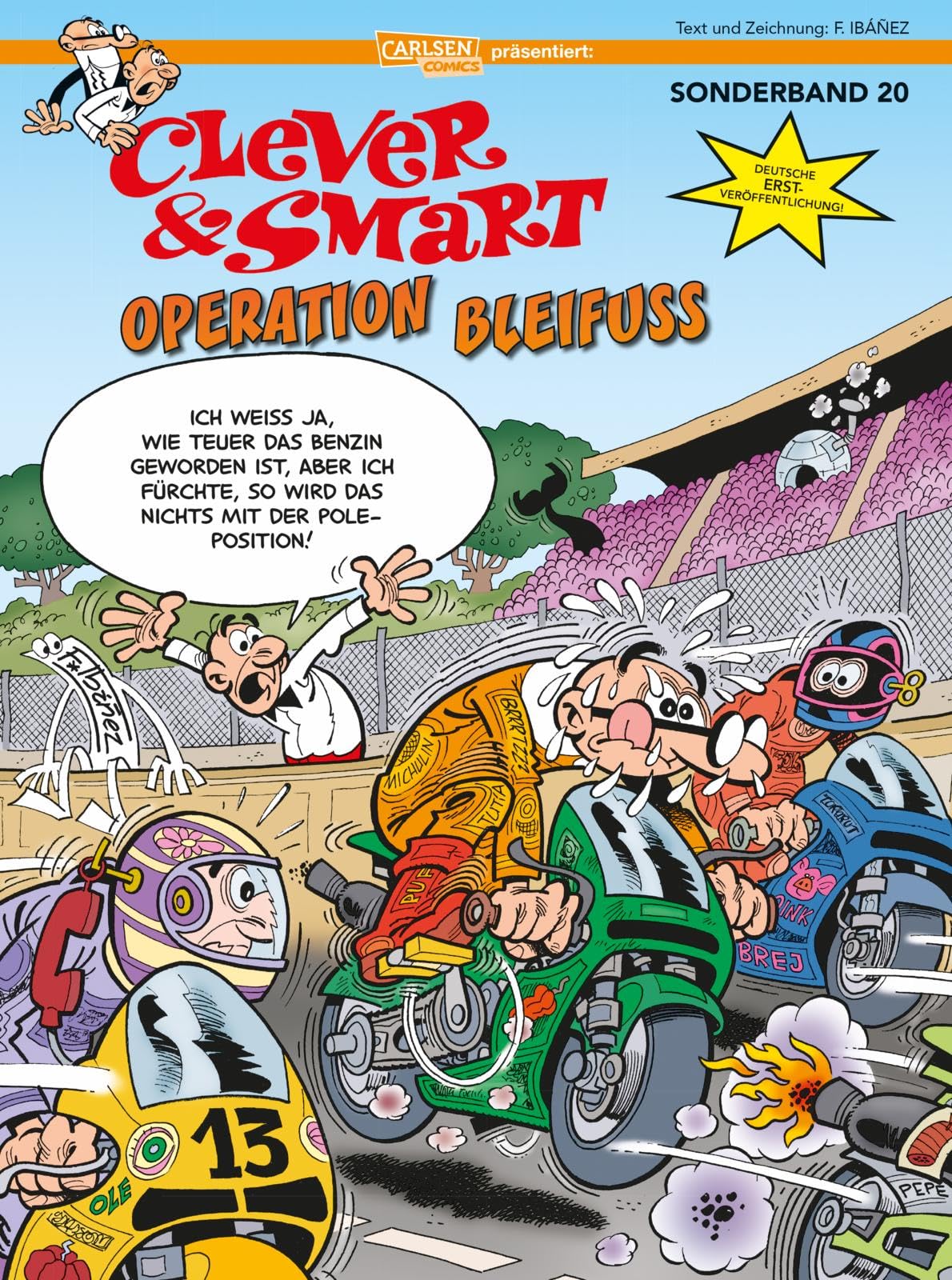 jaquette album Clever und Smart Sonderband 20: Operation Bleifuß: Neue Geschichten in deutscher Erstausgabe