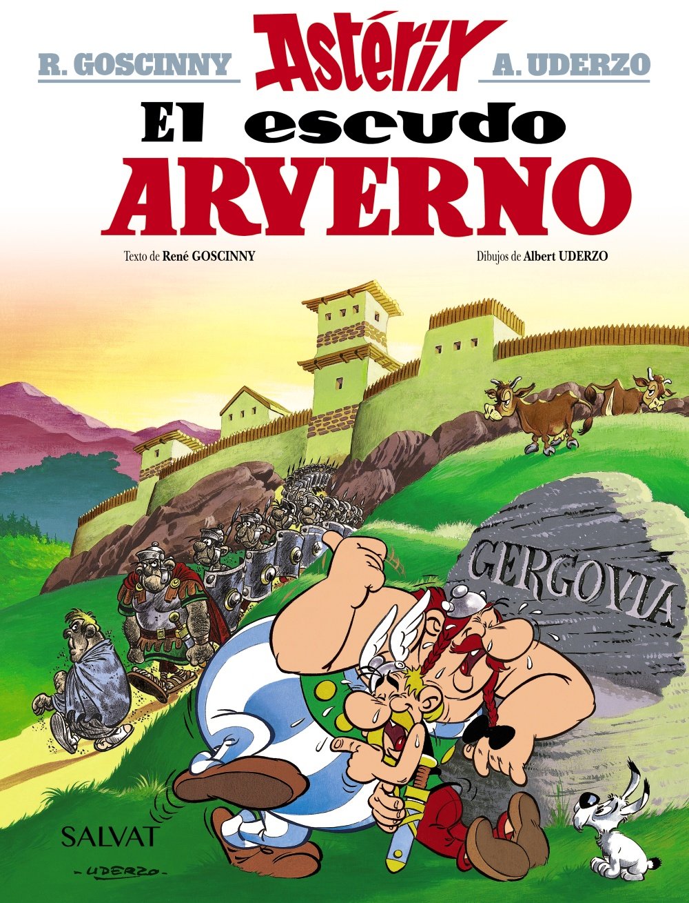 jaquette livre Asterix in Spanish: El escudo arverno