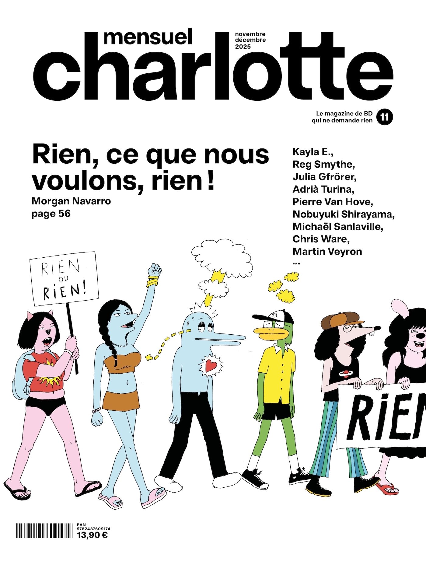 jaquette album Charlotte mensuel #11