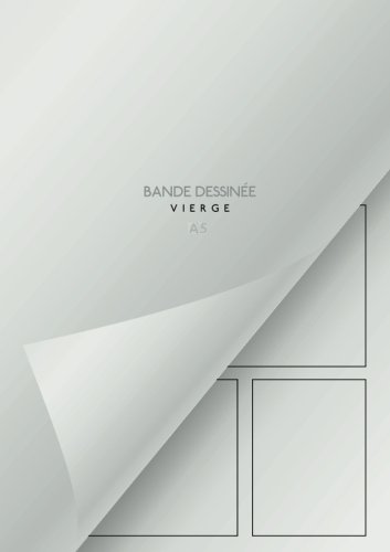 jaquette album Bande dessinée - vierge S: Livre pour créer votre comic - DIN A5 | 110 pages
