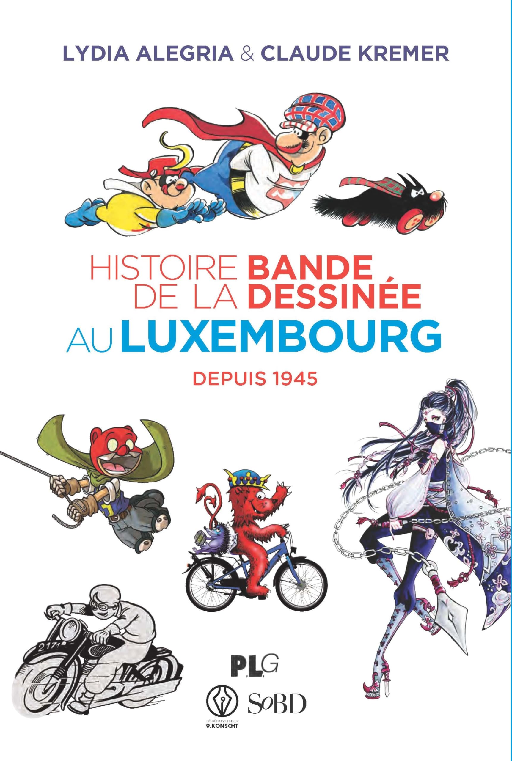 jaquette album Histoire de la bande dessinée au Luxembourg