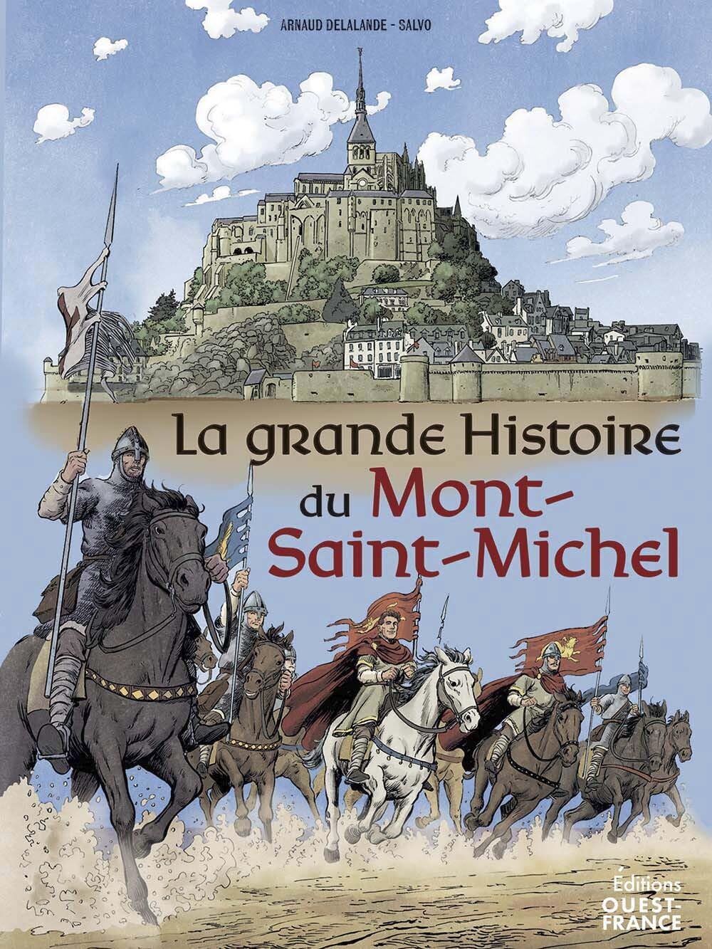 jaquette album La grande histoire du Mont Saint-Michel