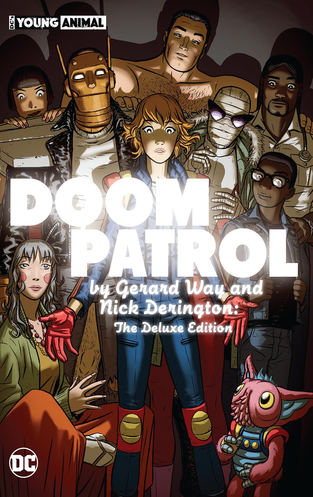 jaquette album Doom Patrol by Gerard Way and Nick Derington: The Deluxe Edition