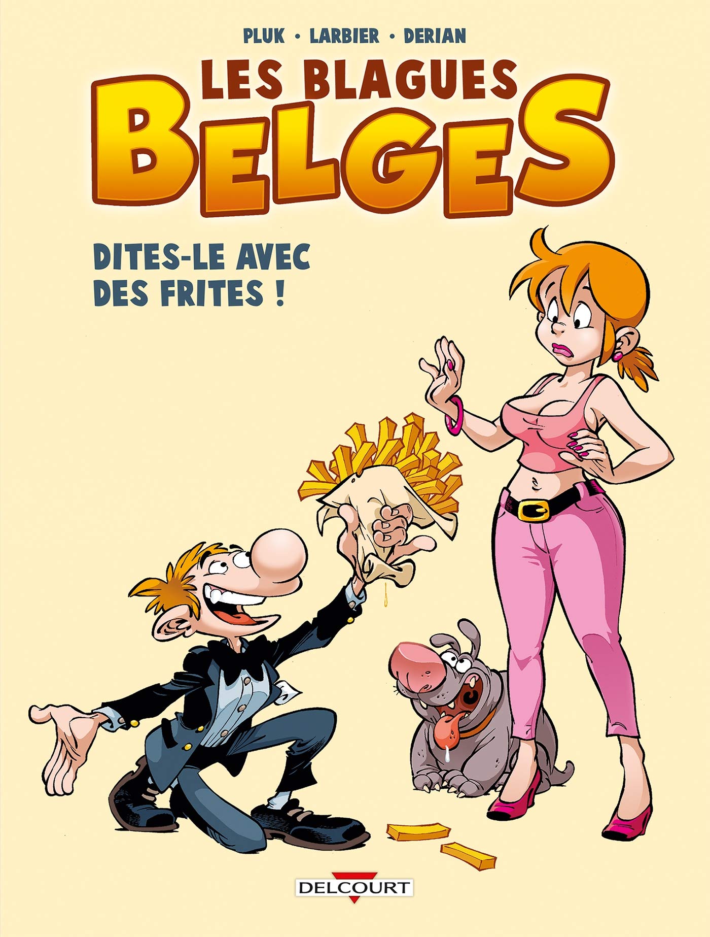 jaquette album Les Blagues belges T03: Dites-le avec des frites !