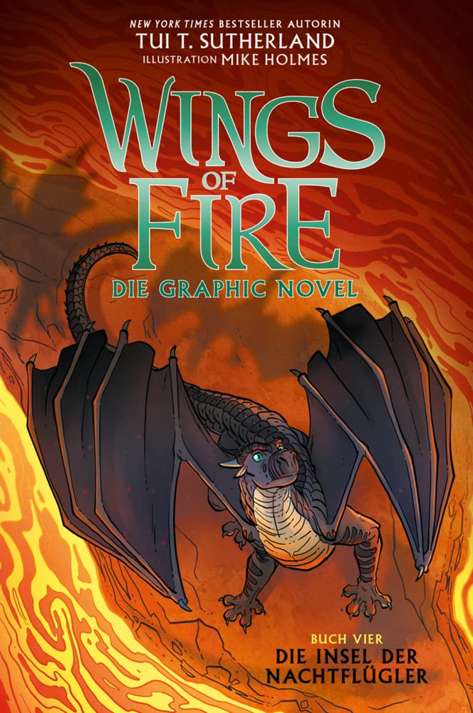jaquette album Wings of Fire Graphic Novel #4: Die Insel der Nachtflügler