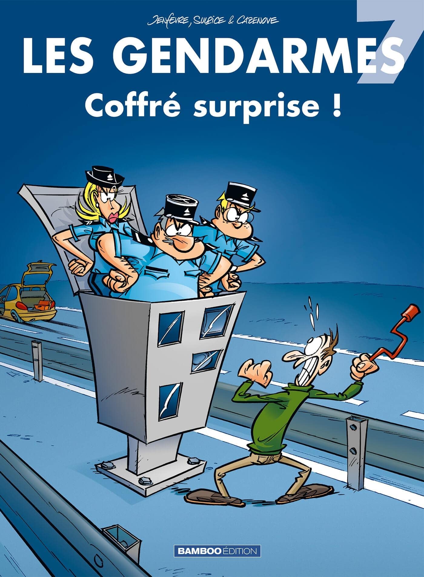 jaquette album Les Gendarmes - tome 07 - top humour 2023: Coffré surprise !