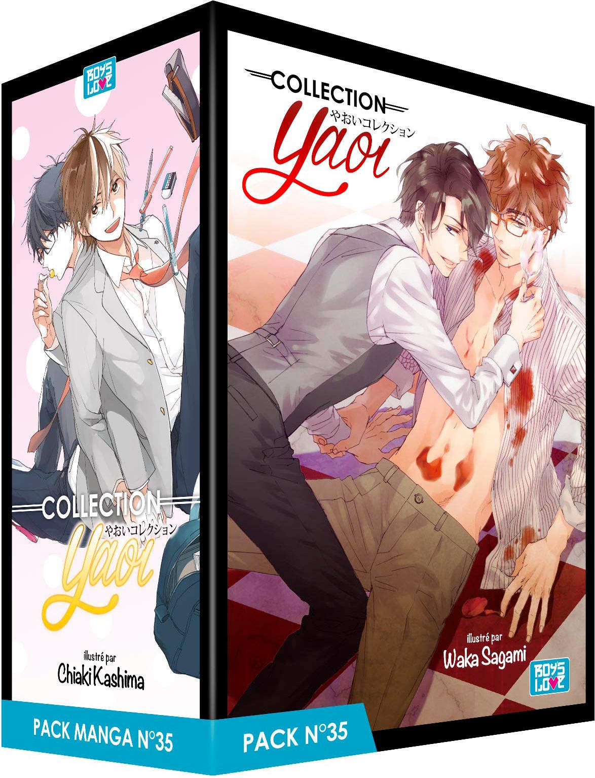 jaquette album Pack Boy's Love - Partie 35 - 5 Mangas (Livres) - Yaoi