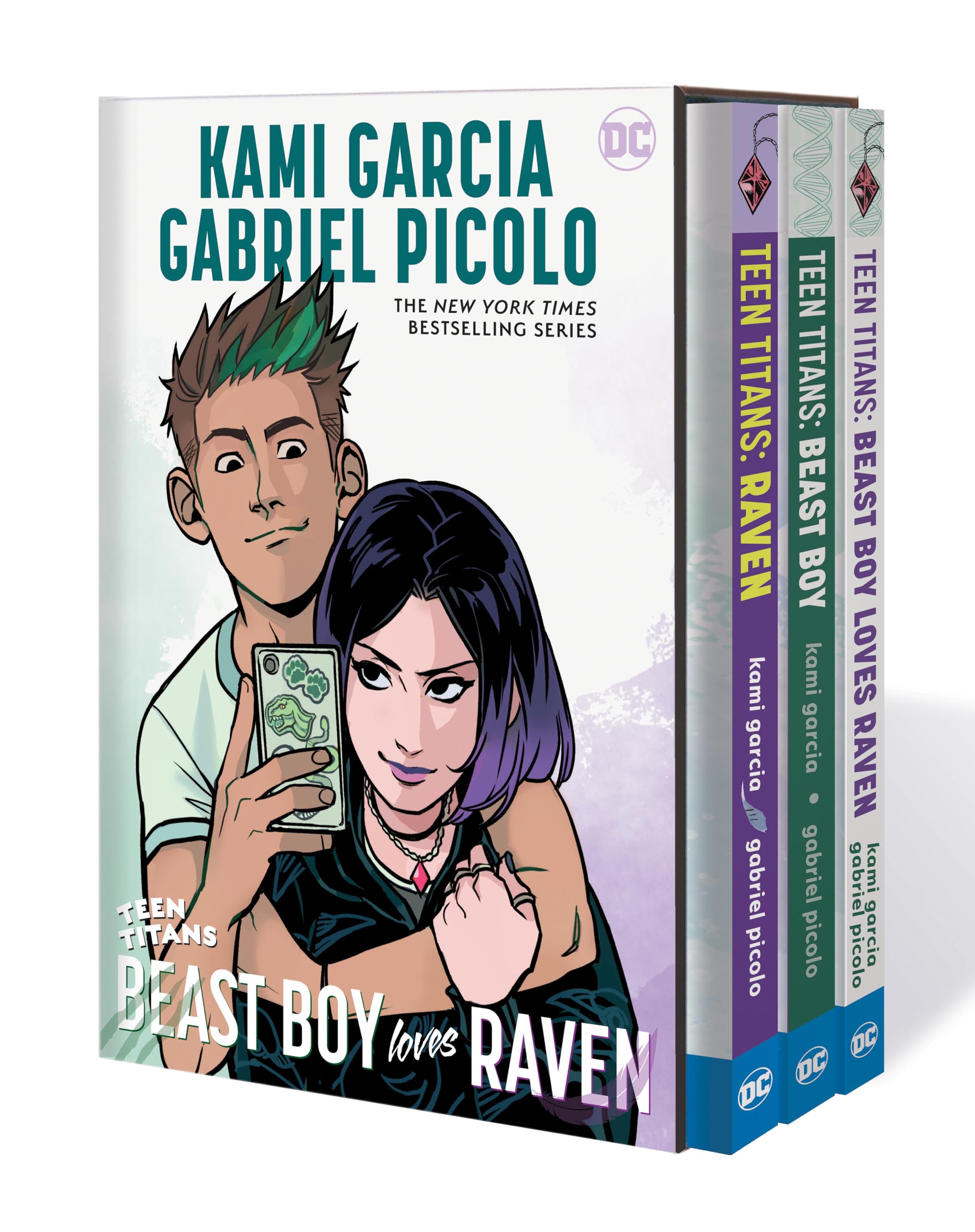 jaquette album Teen Titans: Raven, Beast Boy and Beast Boy Loves Raven Box Set