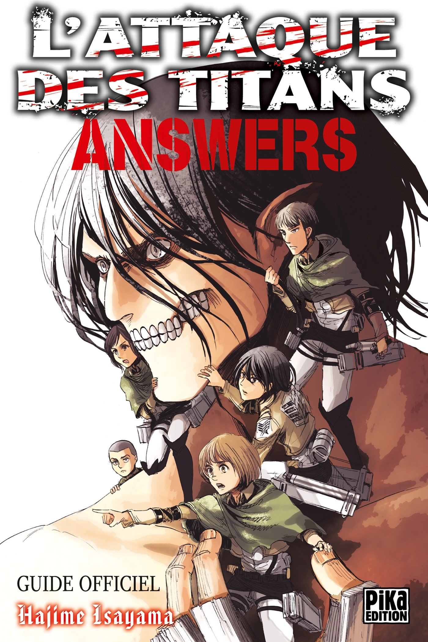 jaquette album L'Attaque des Titans - Answers: Guide Officiel