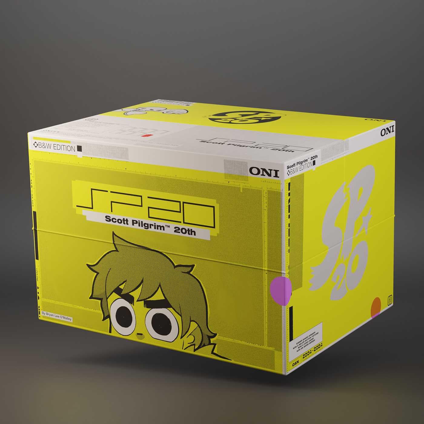 jaquette album Scott Pilgrim 20th Anniversary B&W Hardcover Box Set