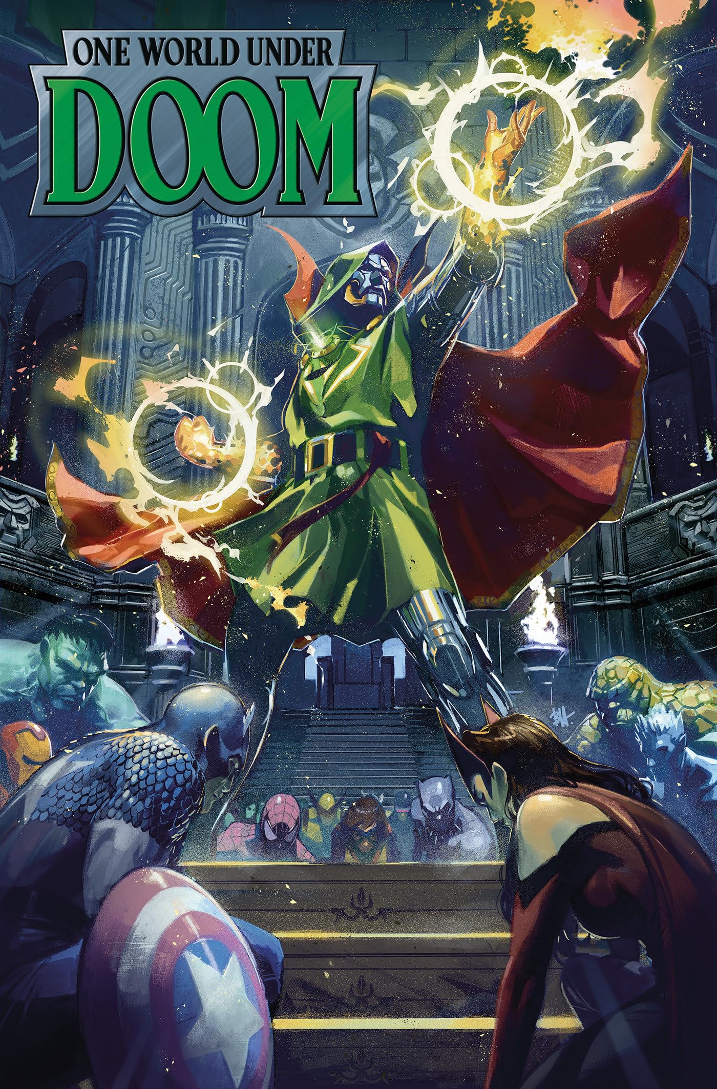 jaquette album One World Under Doom Omnibus Ben Harvey Cover
