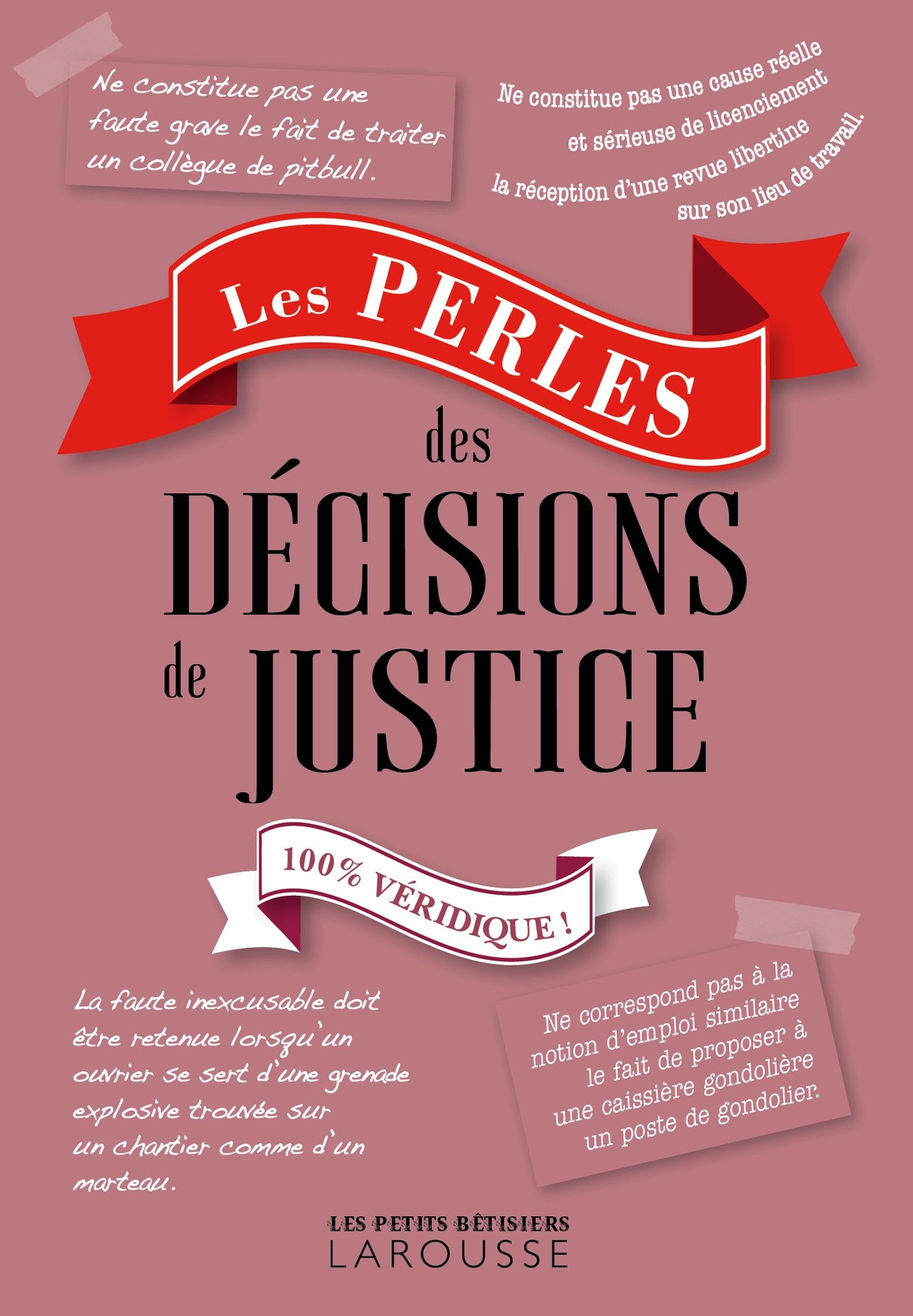 jaquette album Les perles des décisions de justice