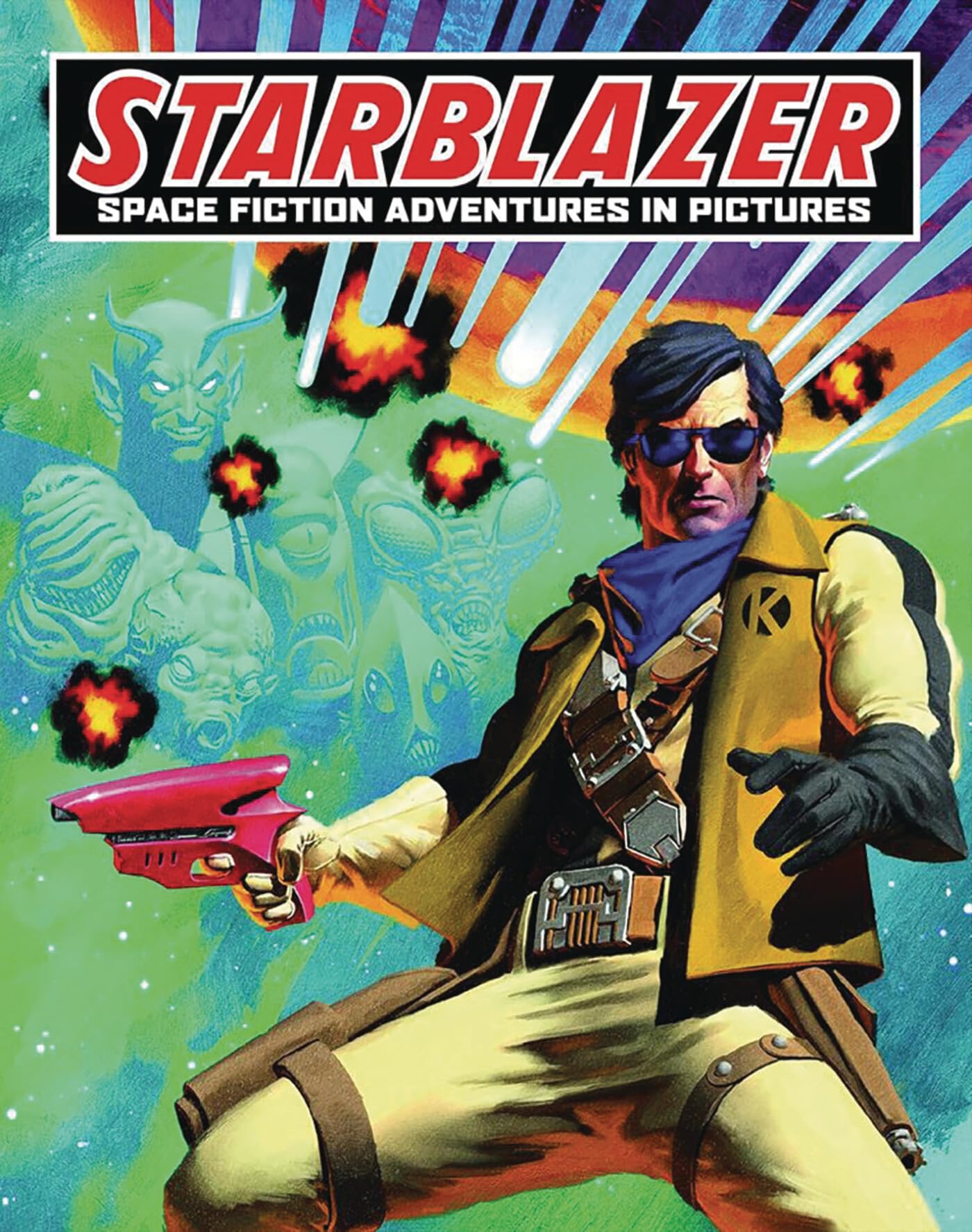 jaquette album Starblazer vol. 1: Space Fiction Adventures in Pictures