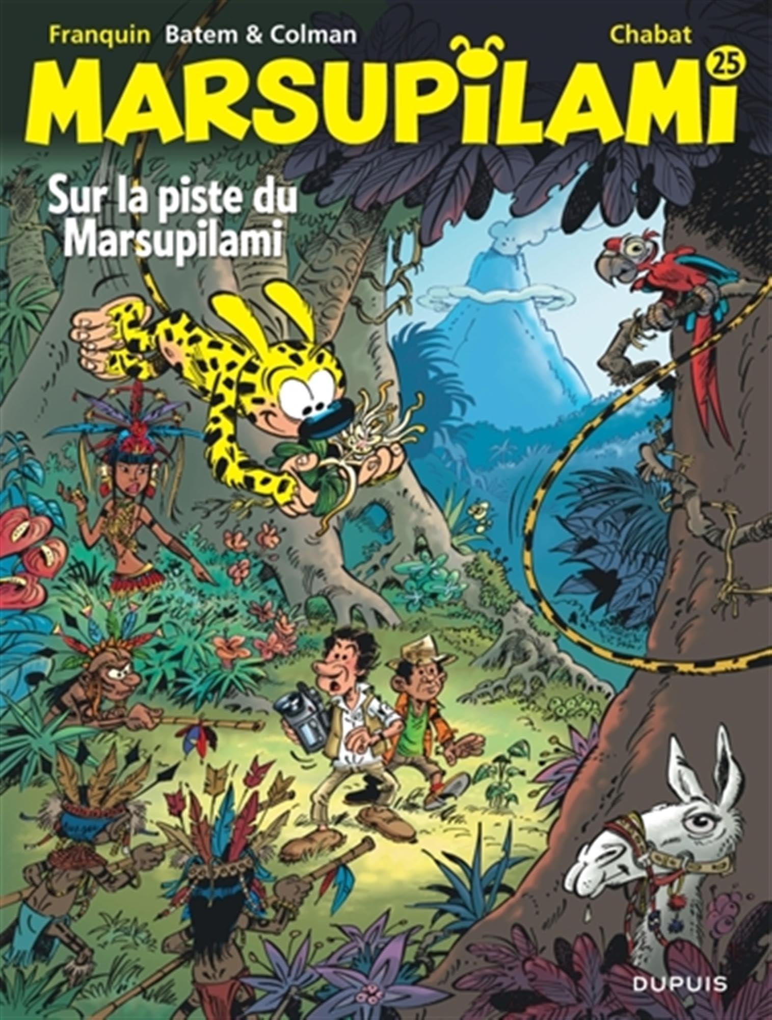 jaquette album Marsupilami - Tome 25 - Sur la piste du Marsupilami