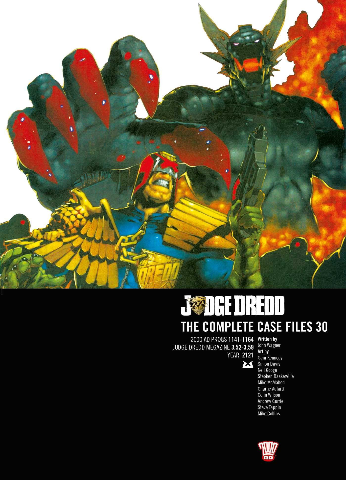jaquette album Judge Dredd: The Complete Case Files 30 (Volume 30)