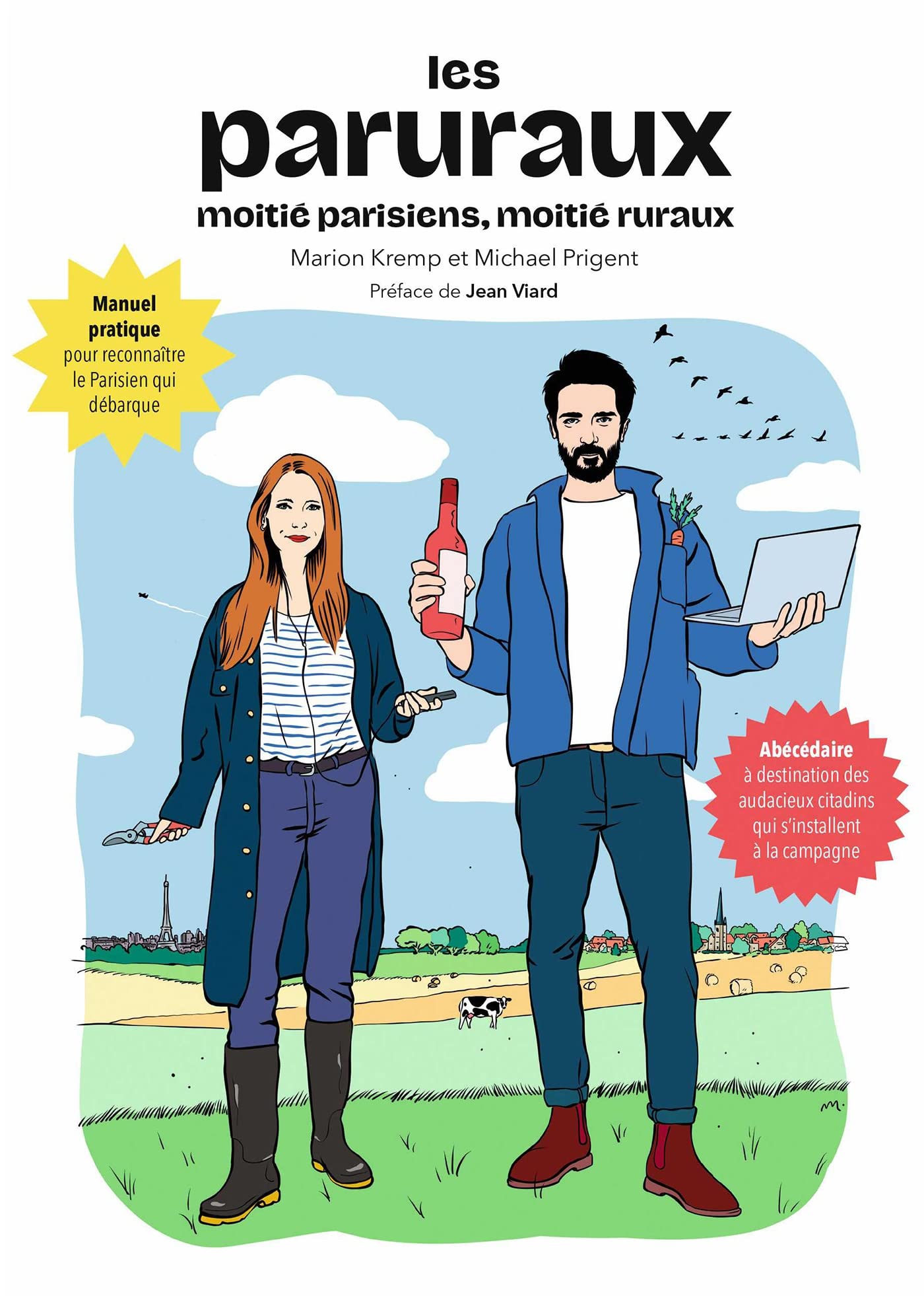 jaquette livre Paruraux: Moitié parisiens, moitié ruraux