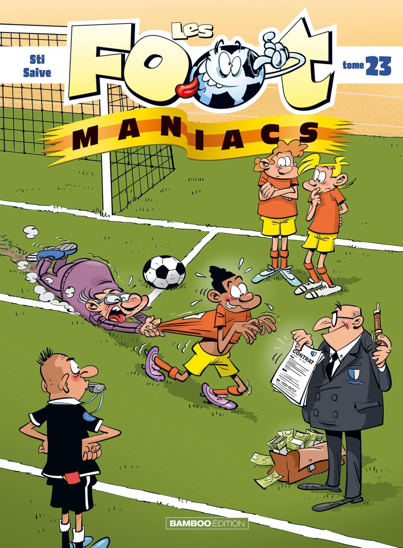 jaquette album Les Footmaniacs - tome 23