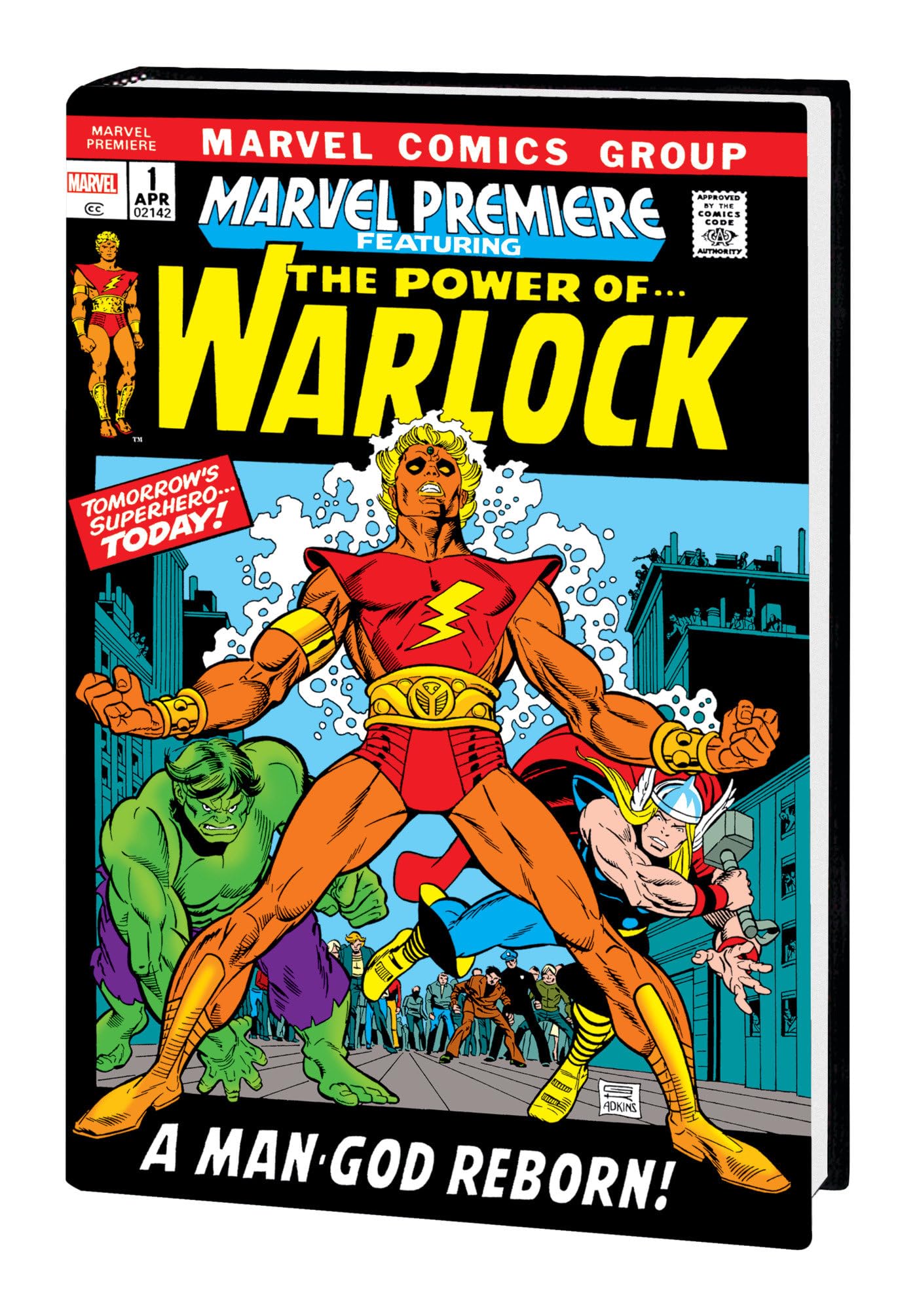 jaquette album ADAM WARLOCK OMNIBUS
