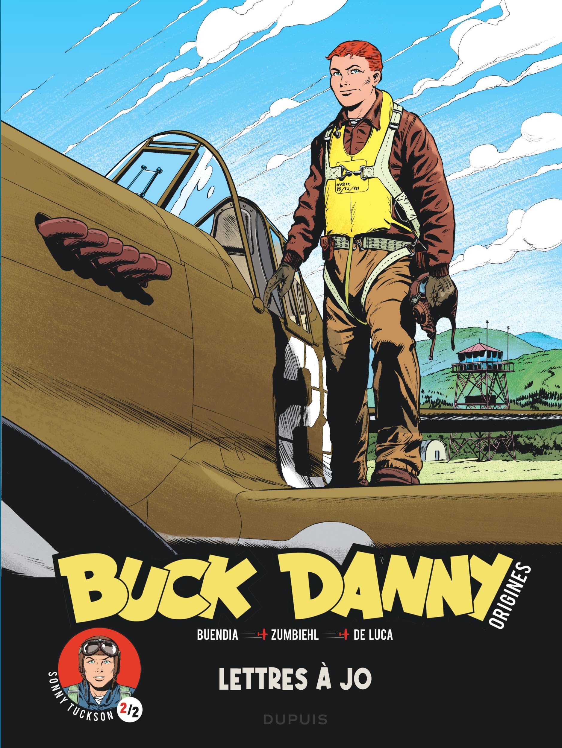 jaquette album Buck Danny - Origines - Tome 4 - Sonny Tuckson, Lettres à Jo 2/2