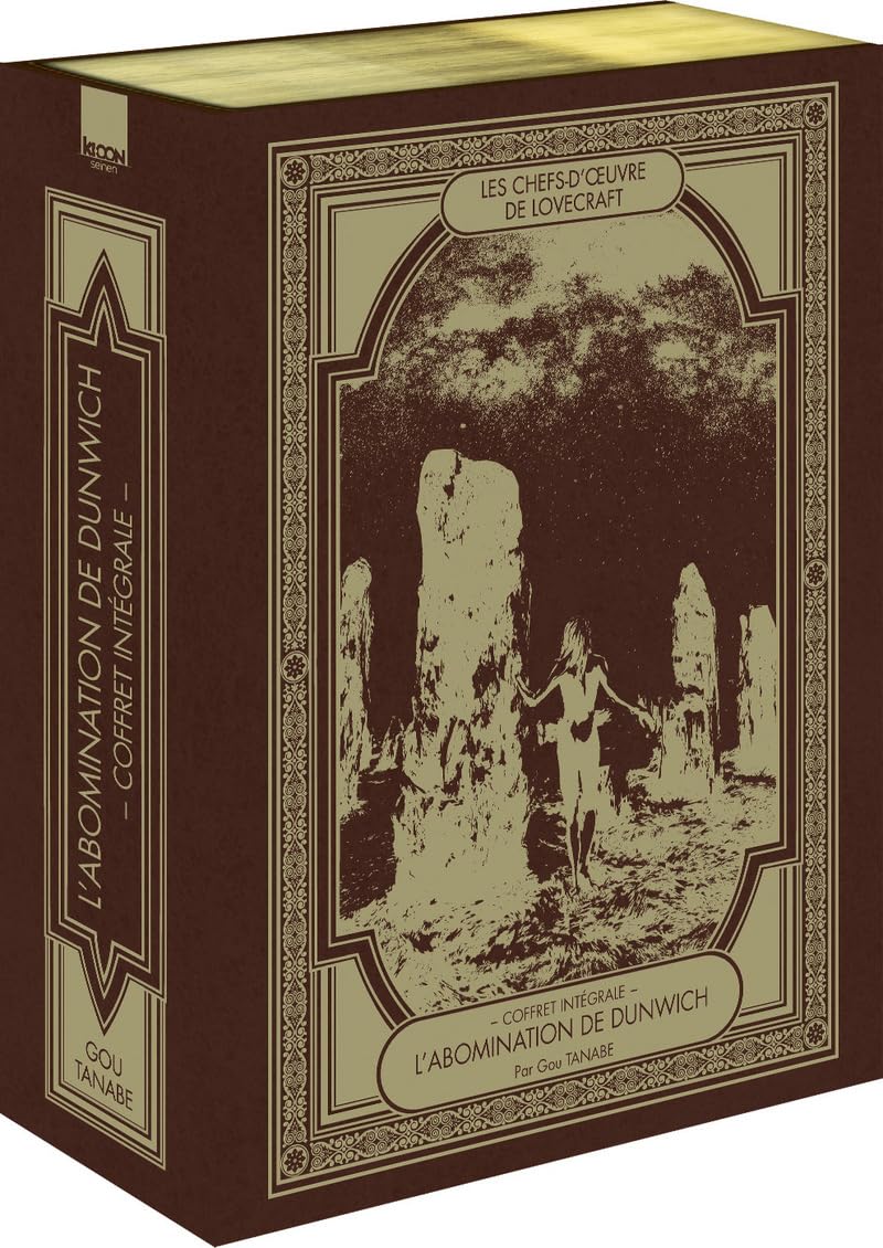 jaquette album Coffret Les Chefs-d'oeuvre de Lovecraft - L'Abomination de Dunwich vol. 1 à 3