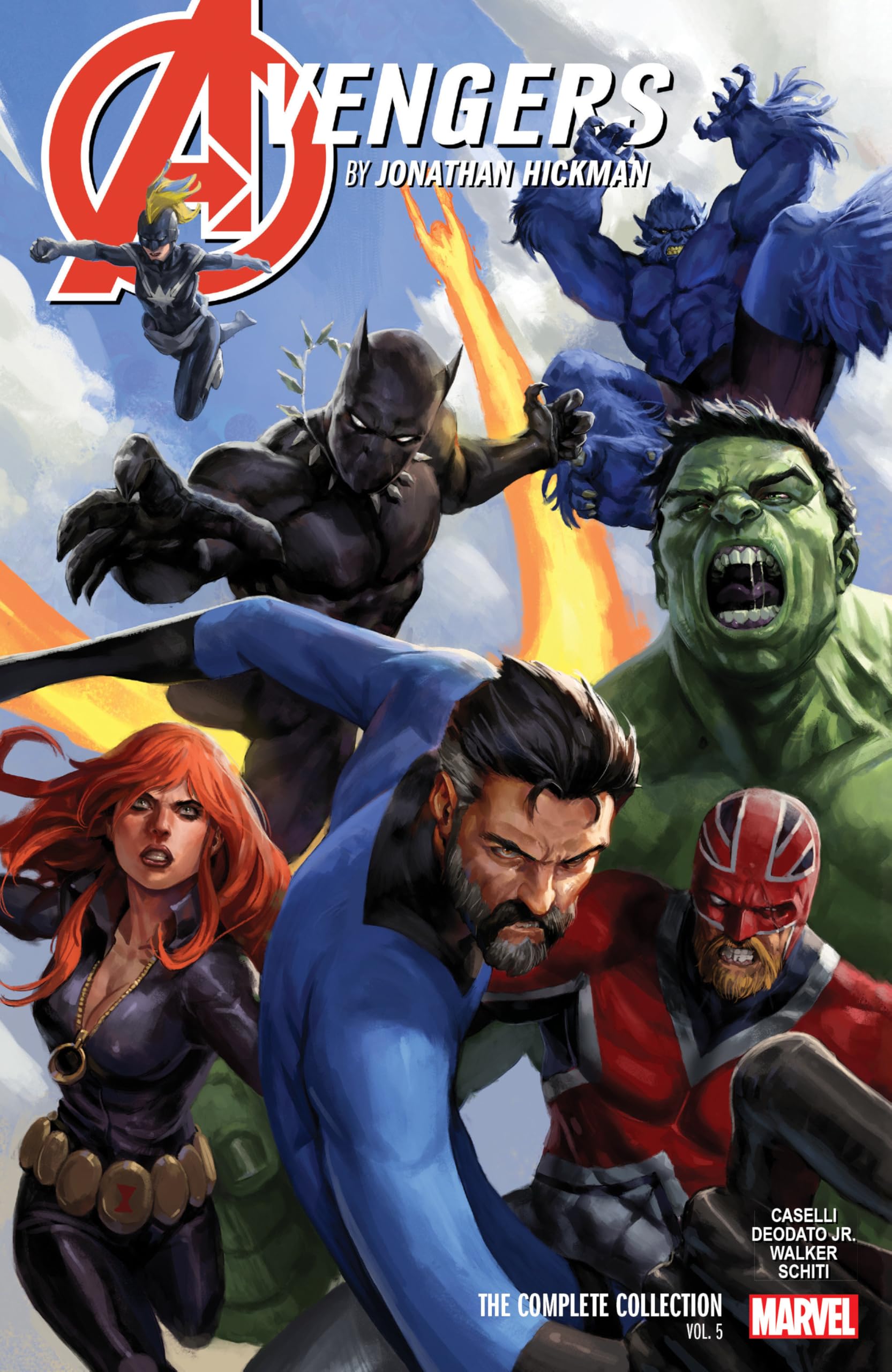 jaquette album Avengers By Jonathan Hickman: The Complete Collection Vol. 5