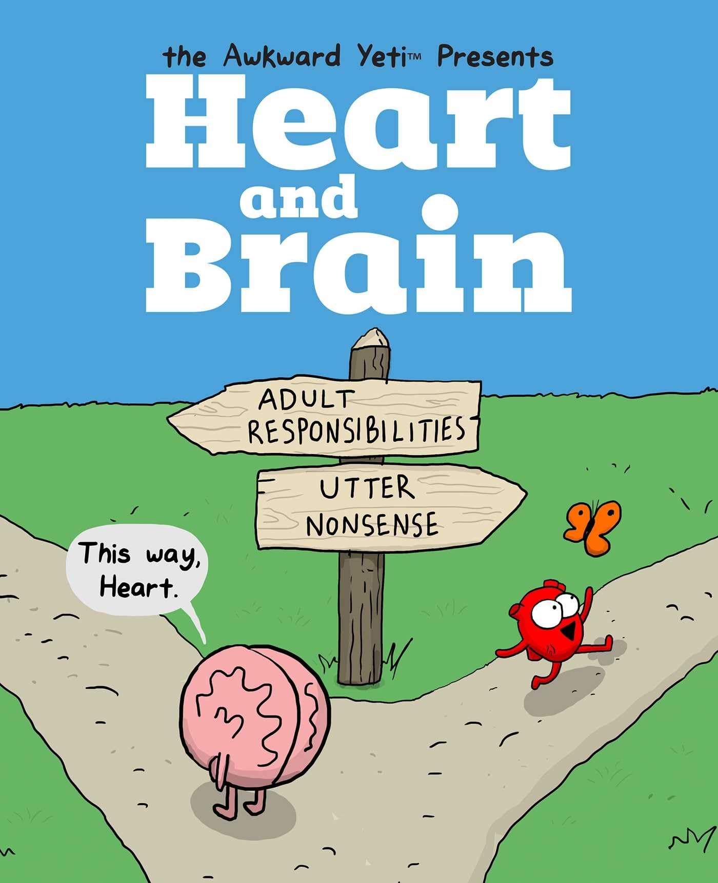 jaquette livre Heart and Brain: An Awkward Yeti Collection (Volume 1)