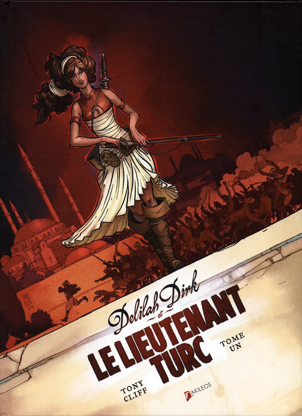 jaquette album Delilah Dirk et le lieutenant turc - tome 1 (1)