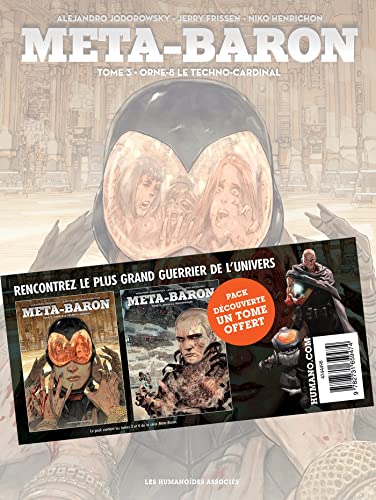 jaquette album Meta-Baron Tomes 3 Et 4 - Orne-8 Le Techno-Cardinal - Simak Le Transhumain - Pack Découverte Avec Un Tome Offert