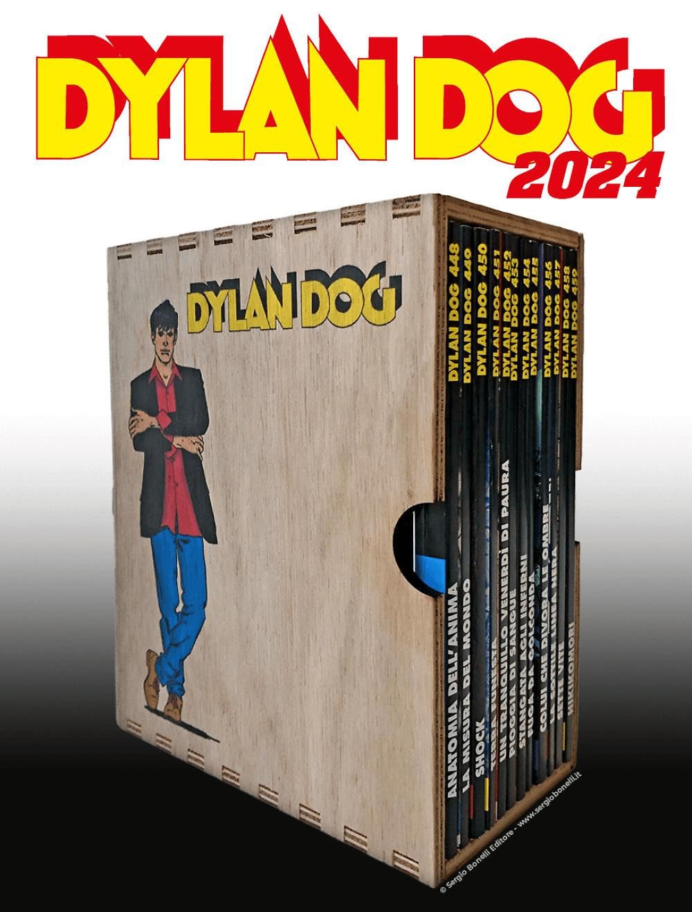 jaquette album Un anno con Dylan Dog. Box 2024