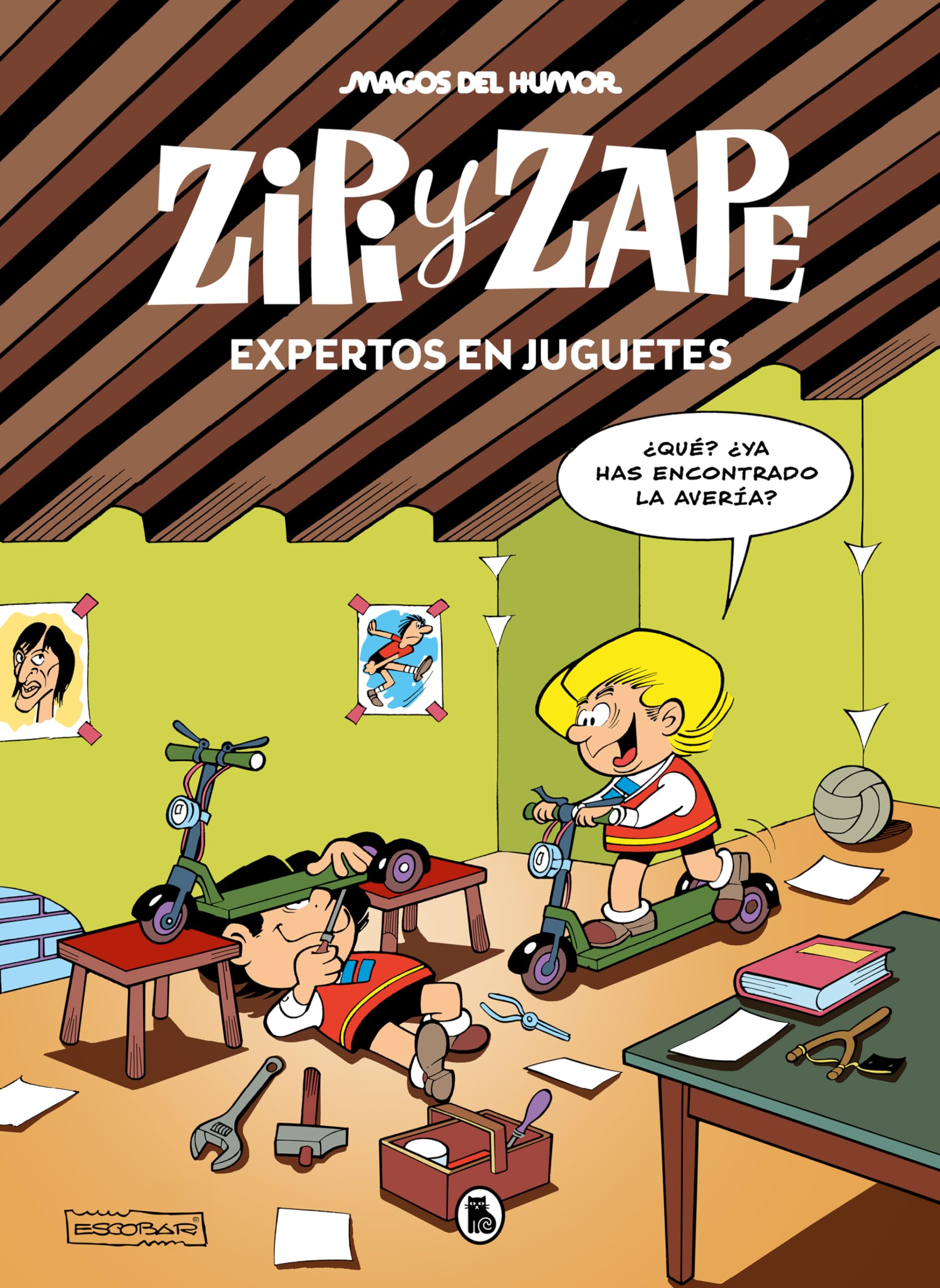 jaquette album Zipi y Zape. Expertos en juguetes (Magos del Humor 219)
