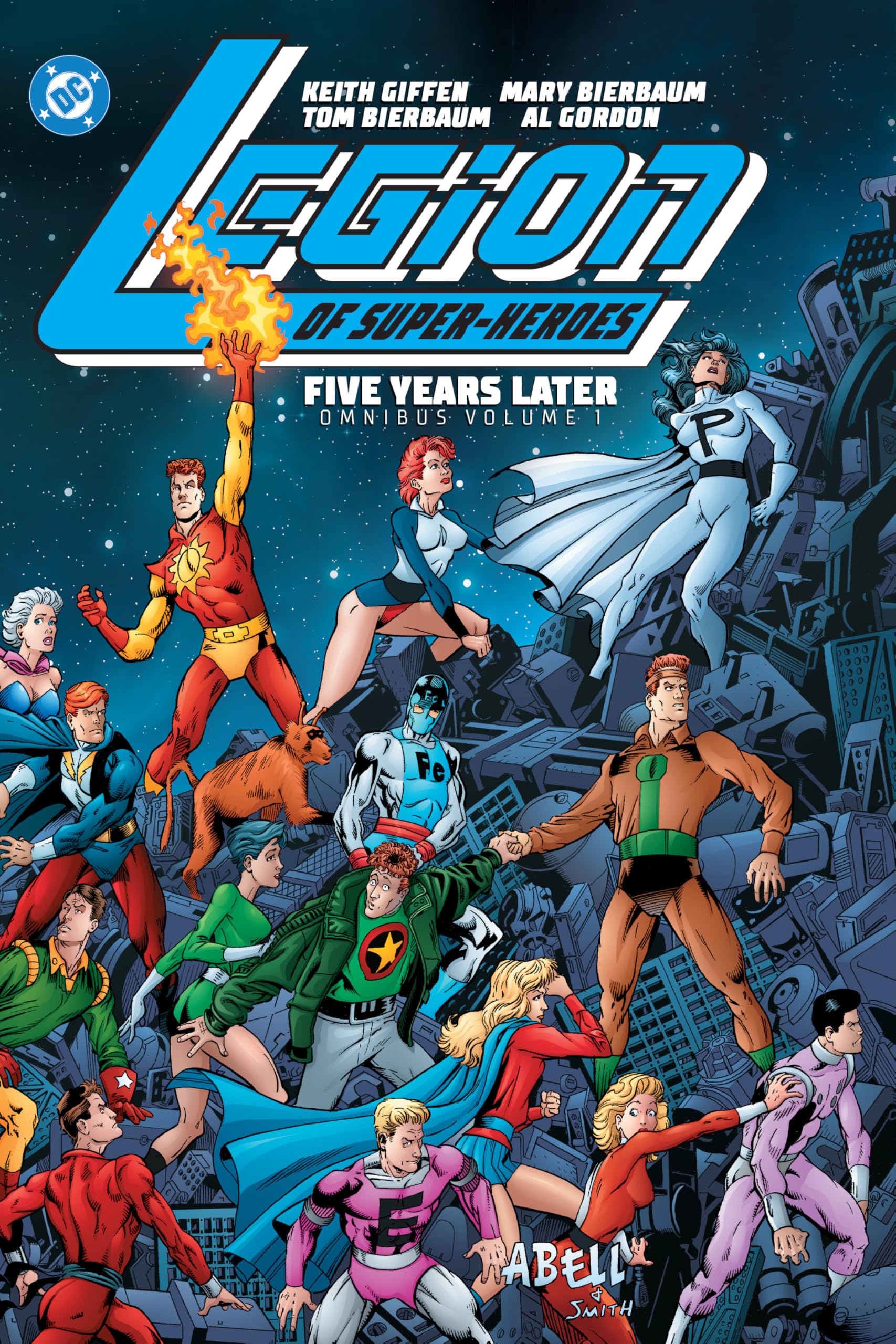 jaquette album Legion of Super-Heroes: Five Years Later Omnibus Vol. 1 (2025 Edition)