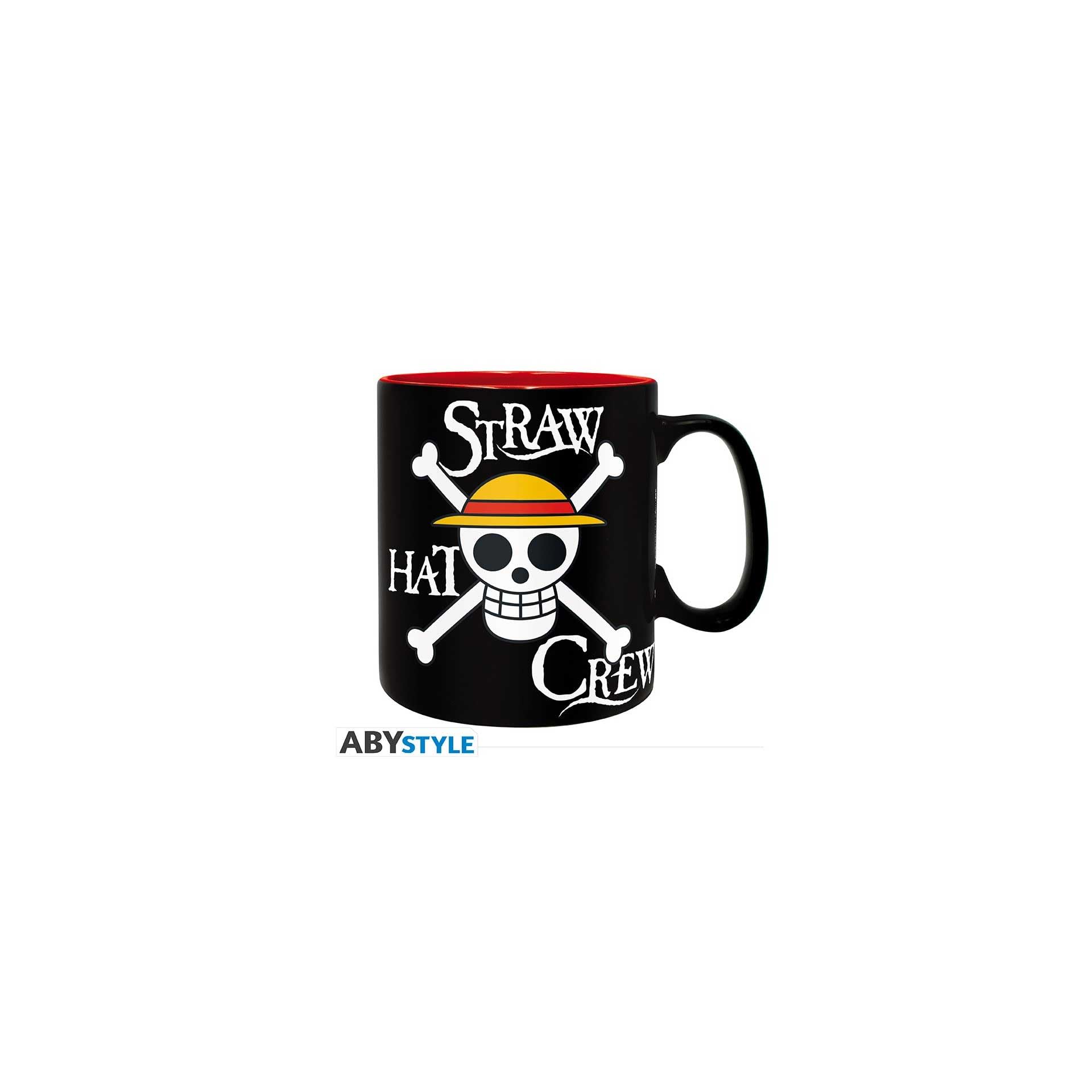 jaquette album ABYSTYLE - ONE PIECE Mug Luffy & Skull Grand Contenant