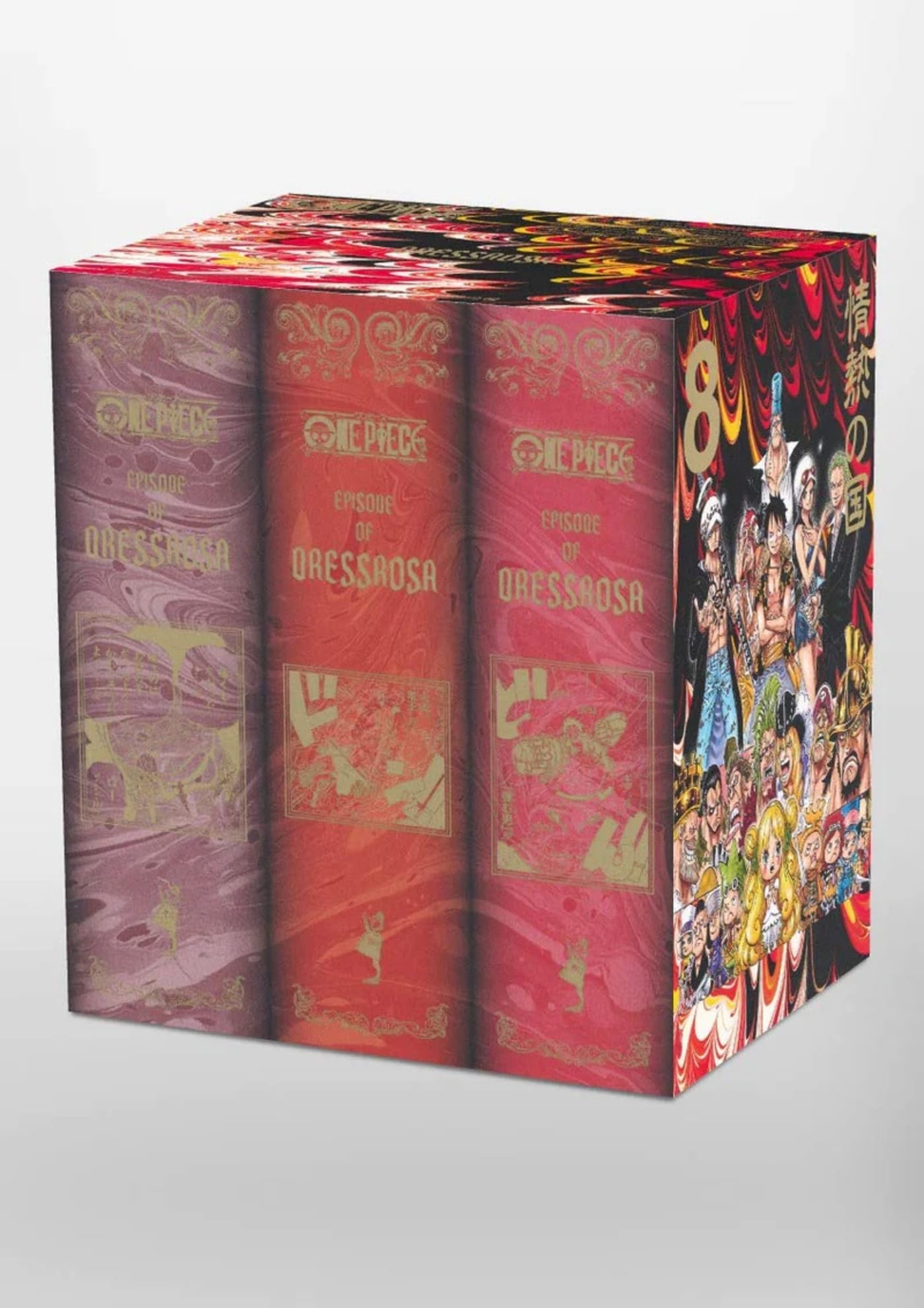 jaquette album One Piece - Coffret Dressrosa (Tomes 71 à 80)